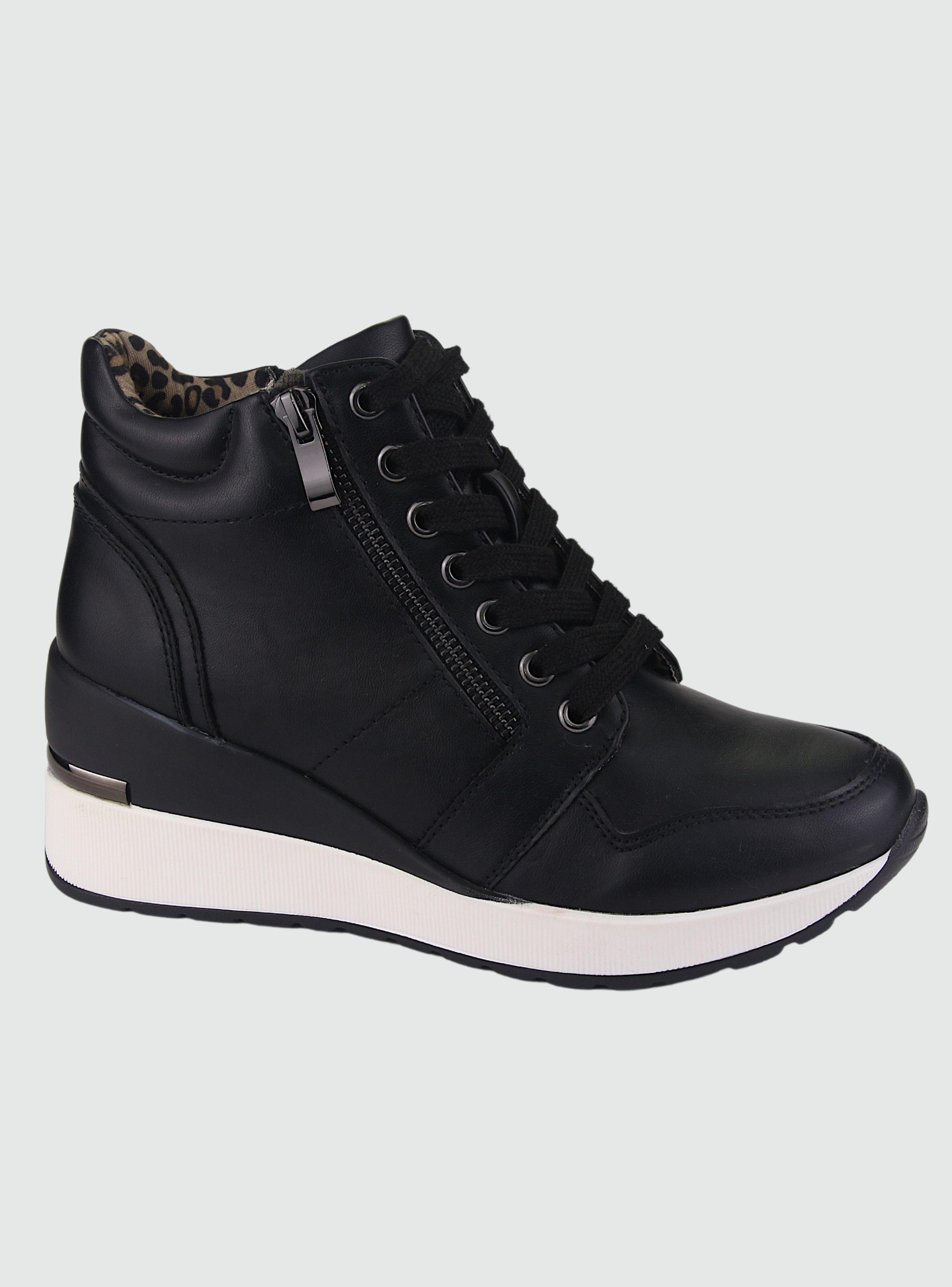 Zapatilla Chalada Mujer Bolden-7 Negro Urbano-0