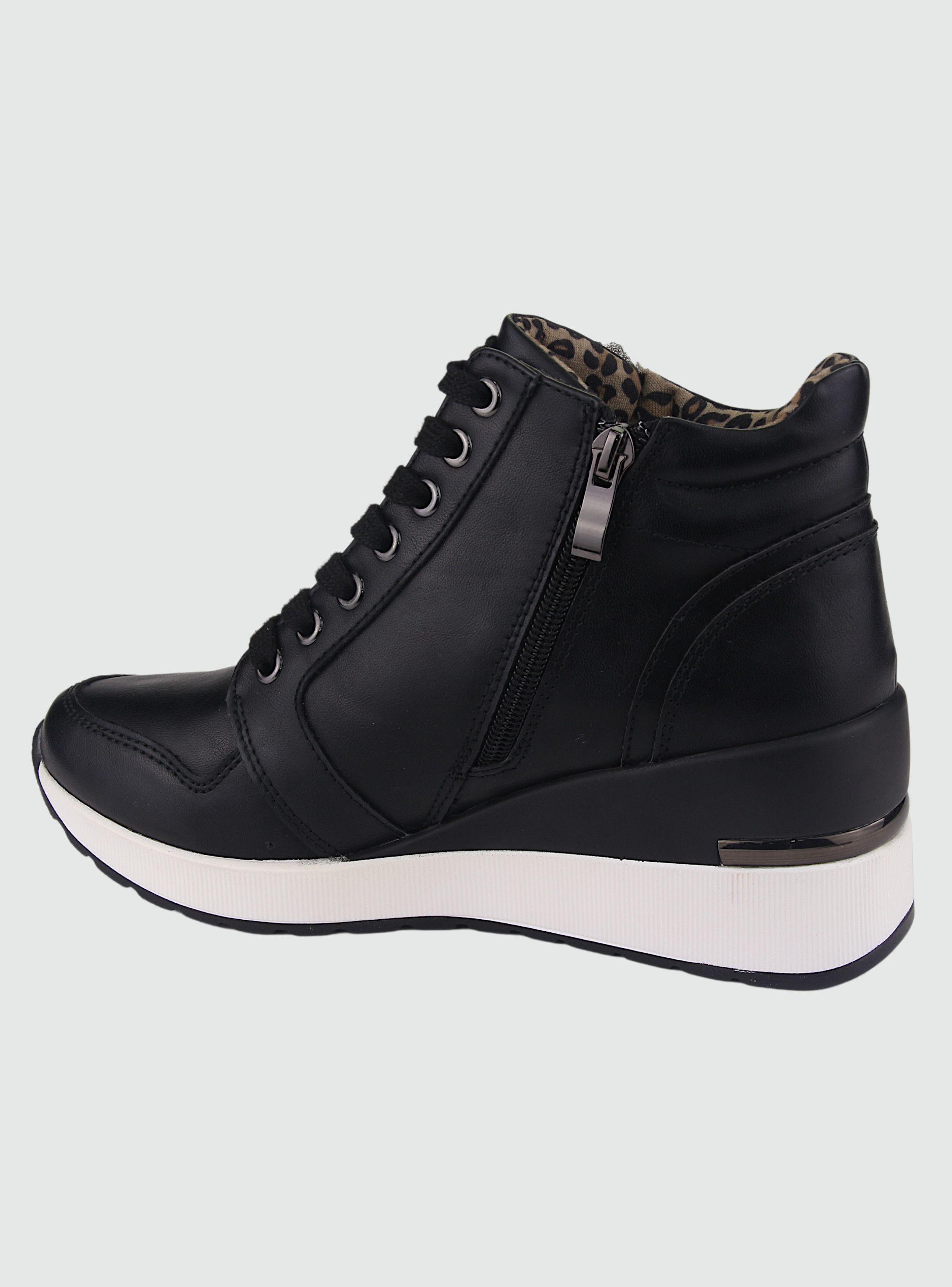 Zapatilla Chalada Mujer Bolden-7 Negro Urbano-1