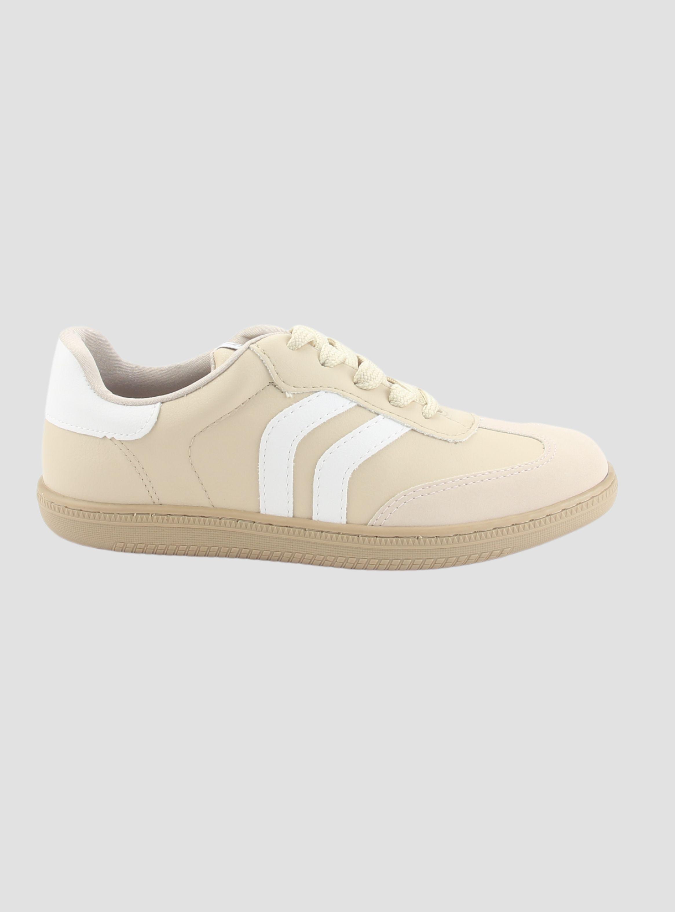Zapatilla Via Marte Mujer 018-001-03 Beige Casual-0