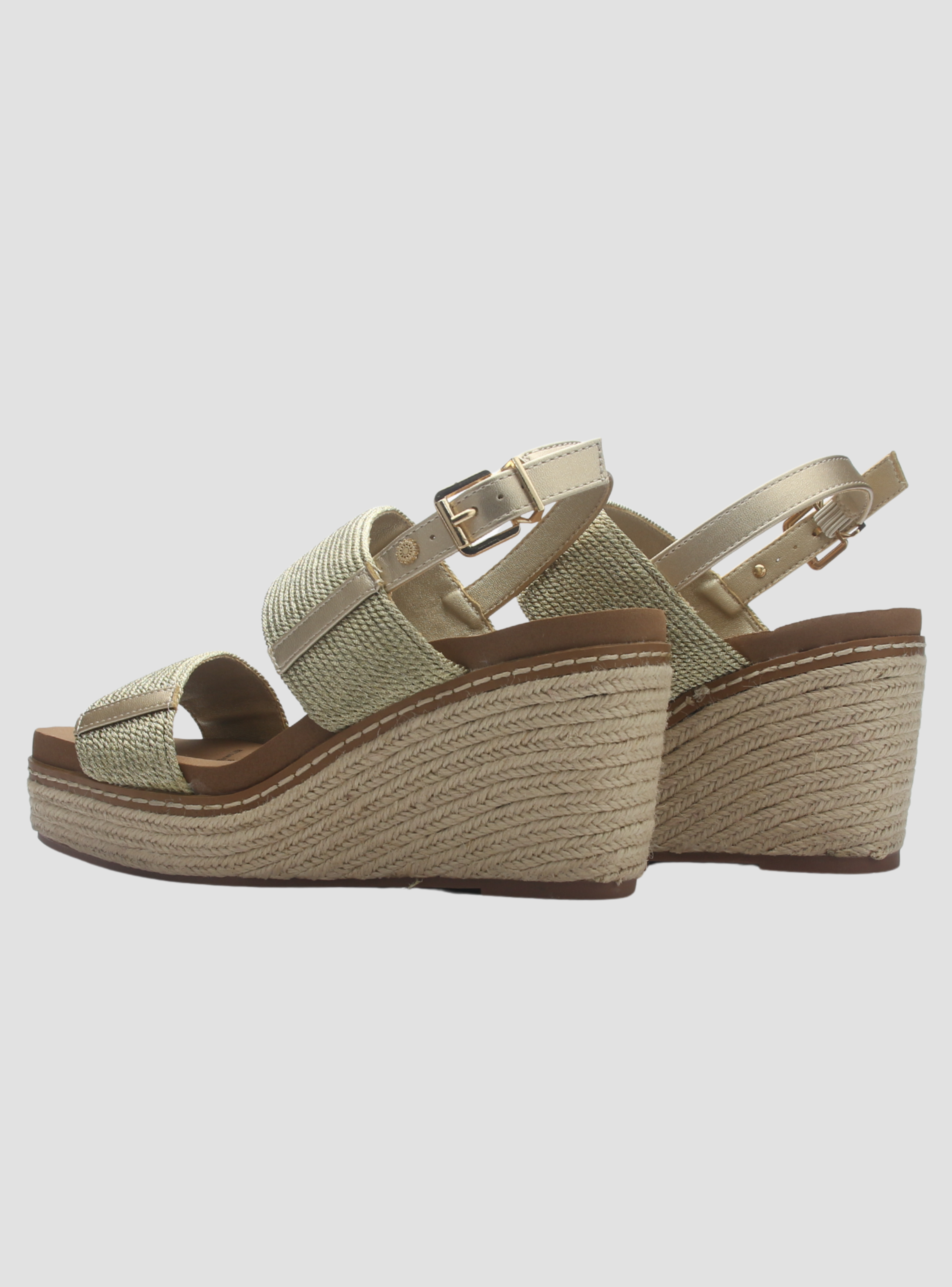 Sandalia de mujer Dorada Casual Chalada Polefom-1-5