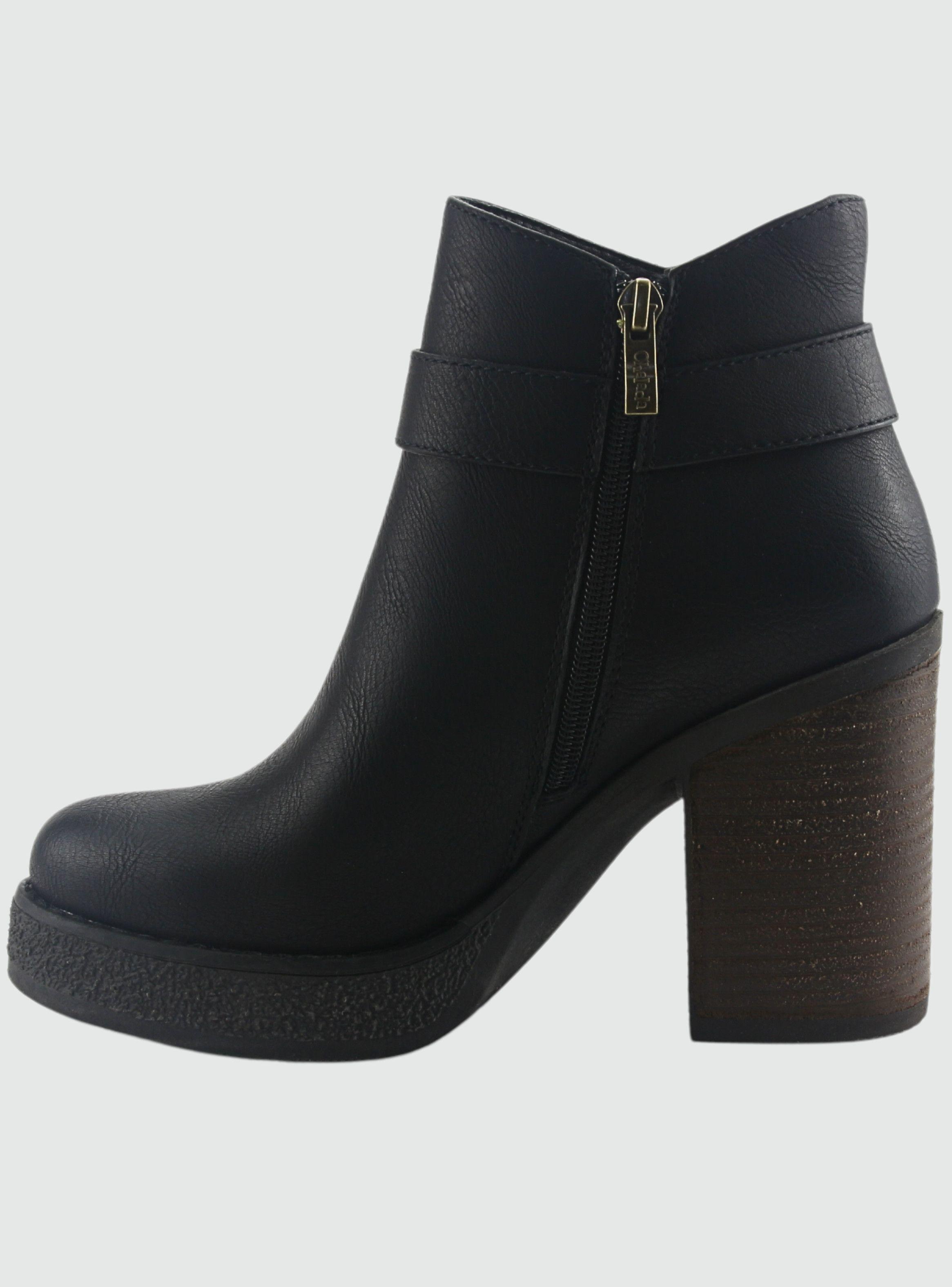 Botin Chalada Mujer Ella-15 Negro Casual-1