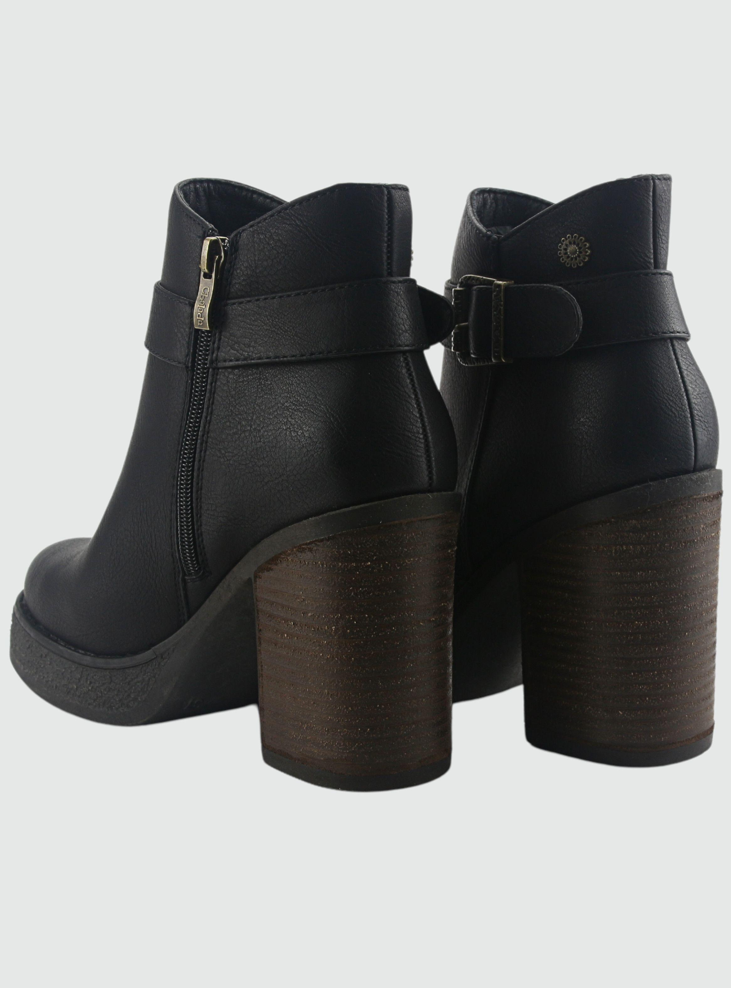Botin Chalada Mujer Ella-15 Negro Casual-5