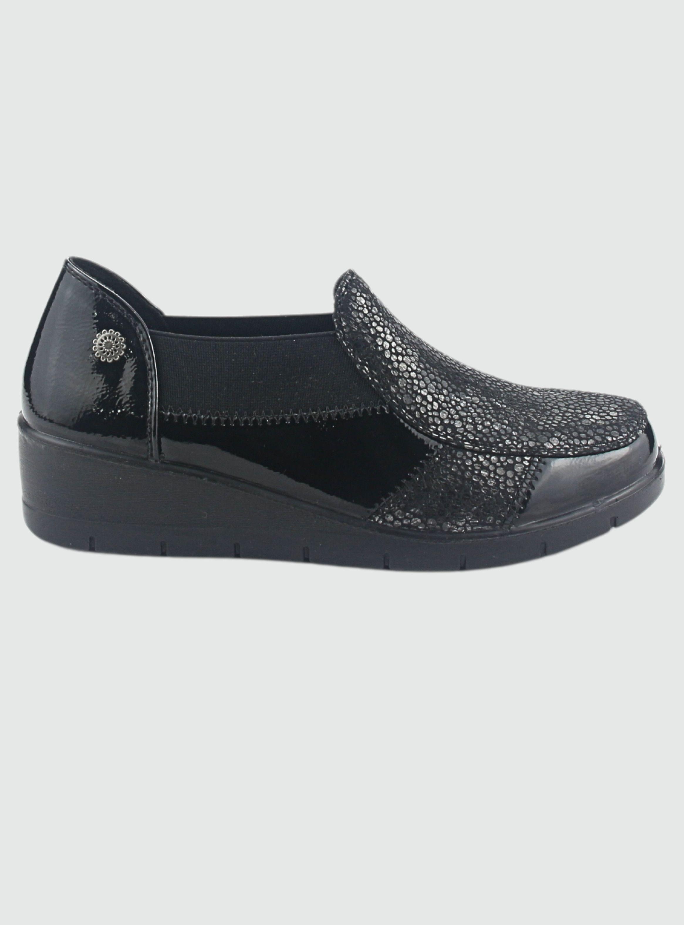 Zapato Chalada Mujer Olga-1 Negro Casual-0