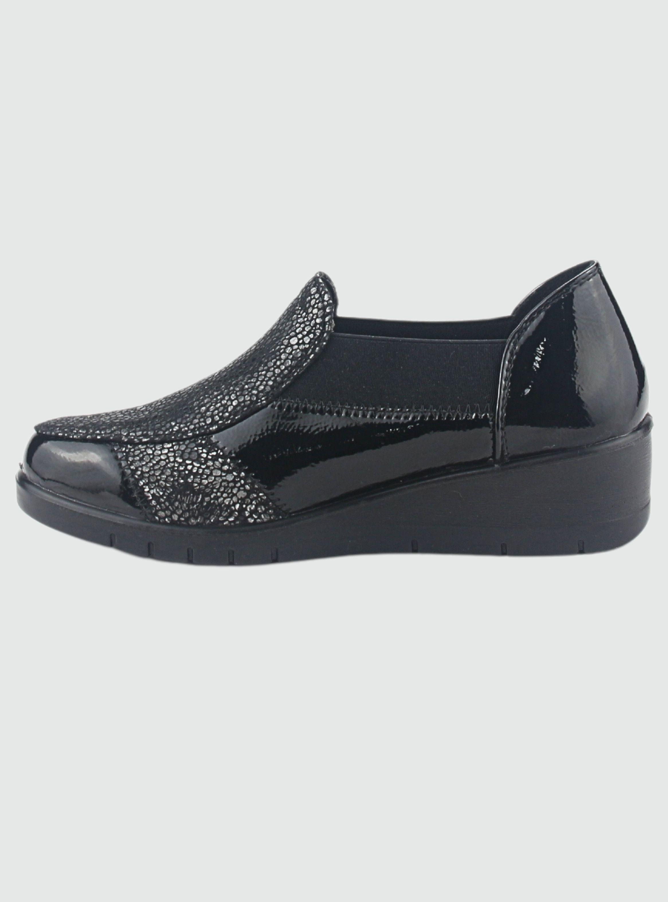 Zapato Chalada Mujer Olga-1 Negro Casual-1