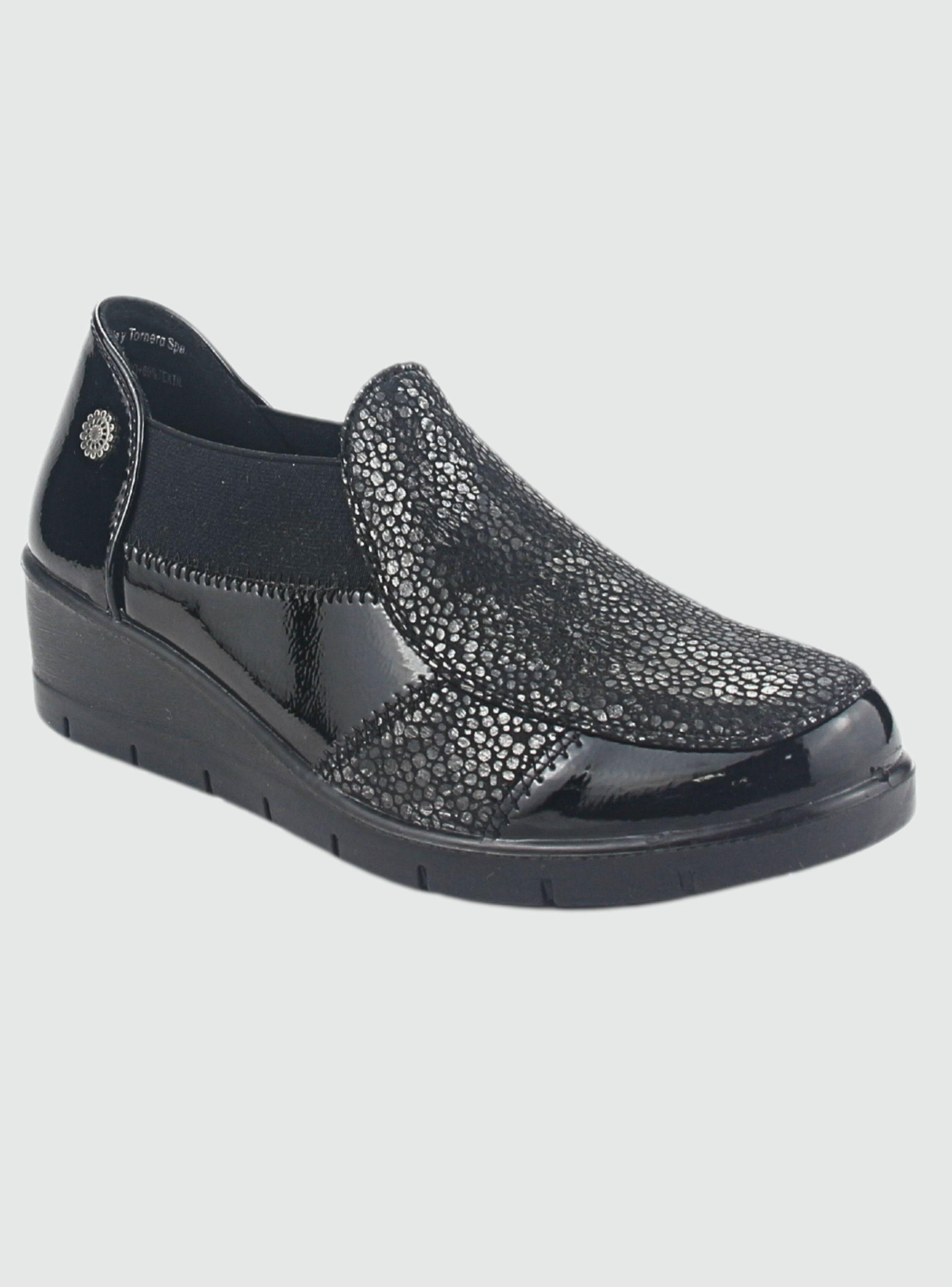 Zapato Chalada Mujer Olga-1 Negro Casual-2