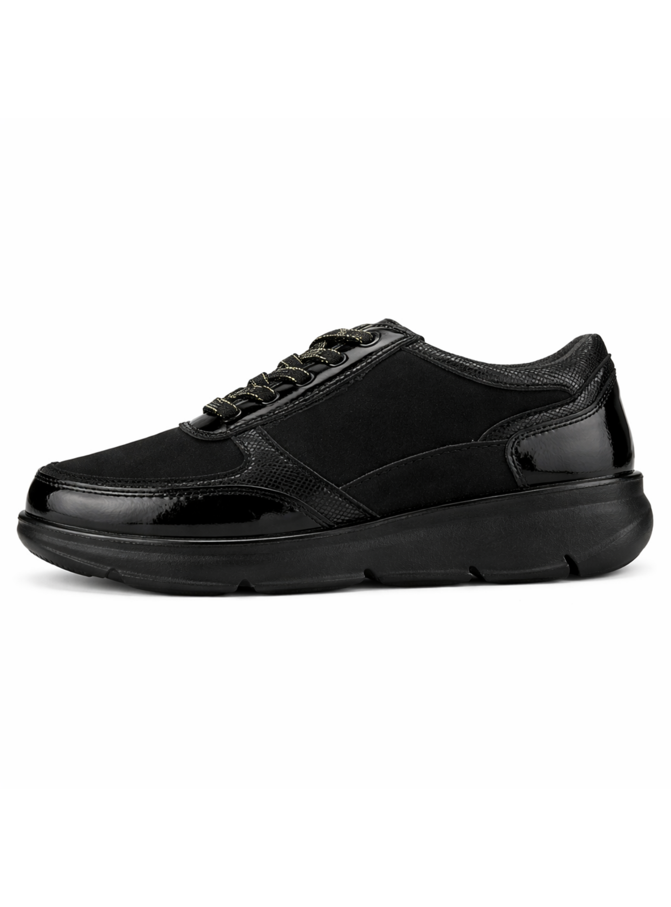 Zapatilla Negro Mujer Urbano Chalada Graki-1