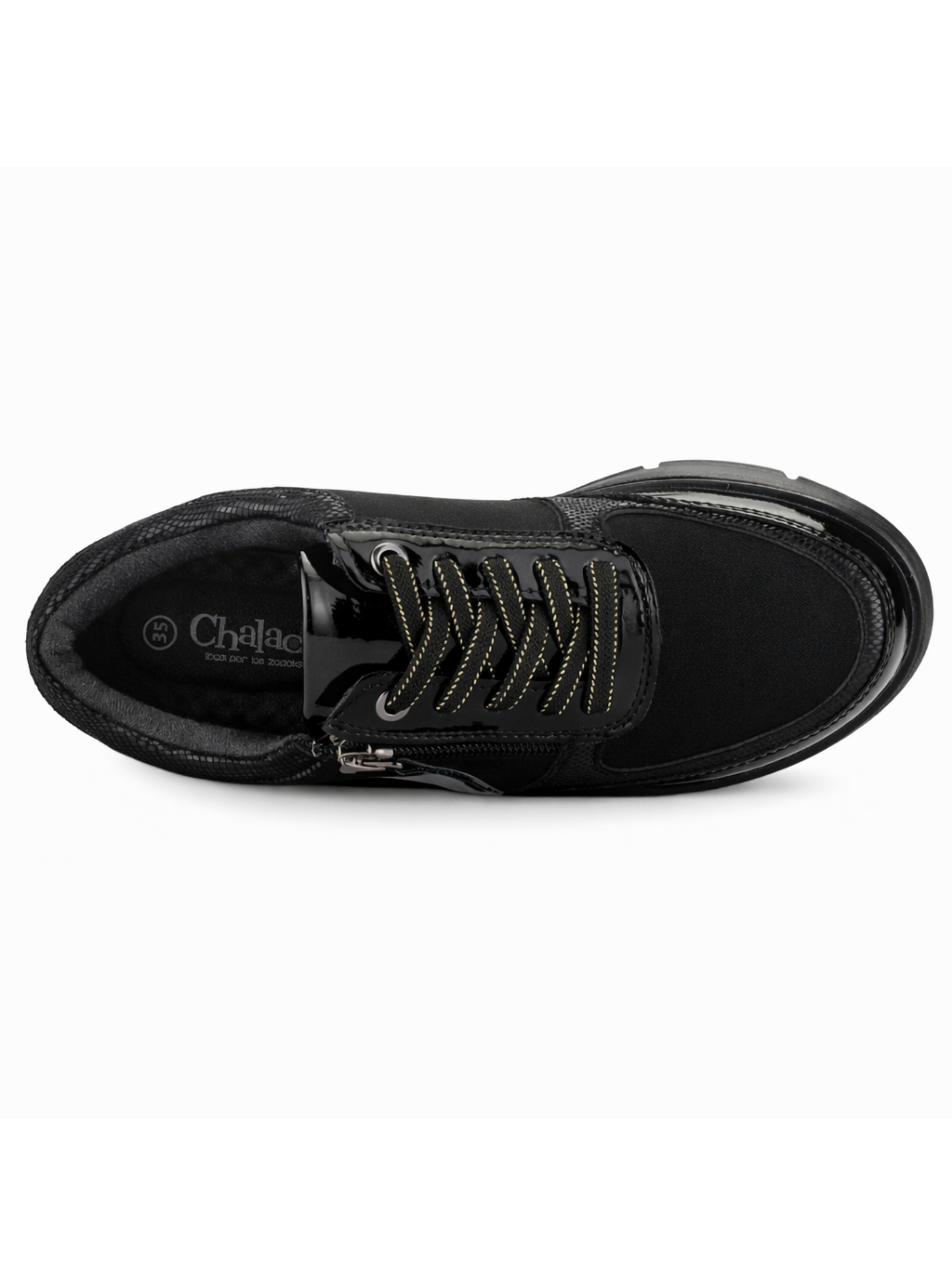 Zapatilla Negro Mujer Urbano Chalada Graki-4