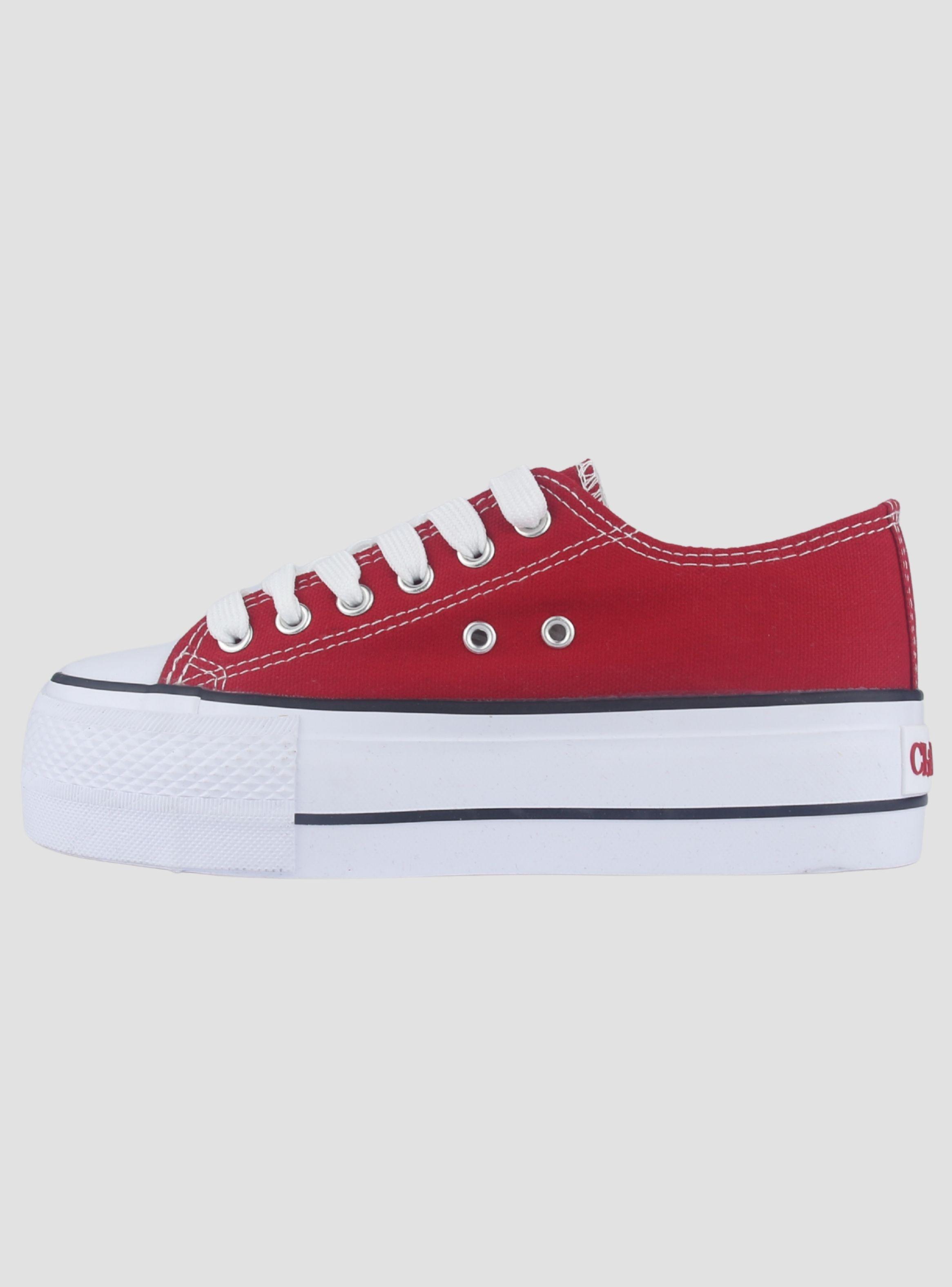 Zapatilla Chalada Mujer Cruni-1 Rojo Urbano-1