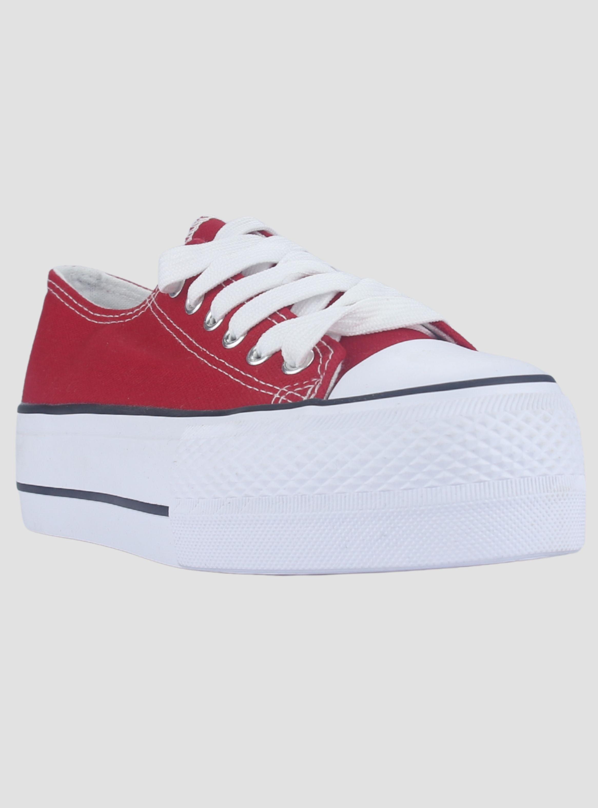 Zapatilla Chalada Mujer Cruni-1 Rojo Urbano-2
