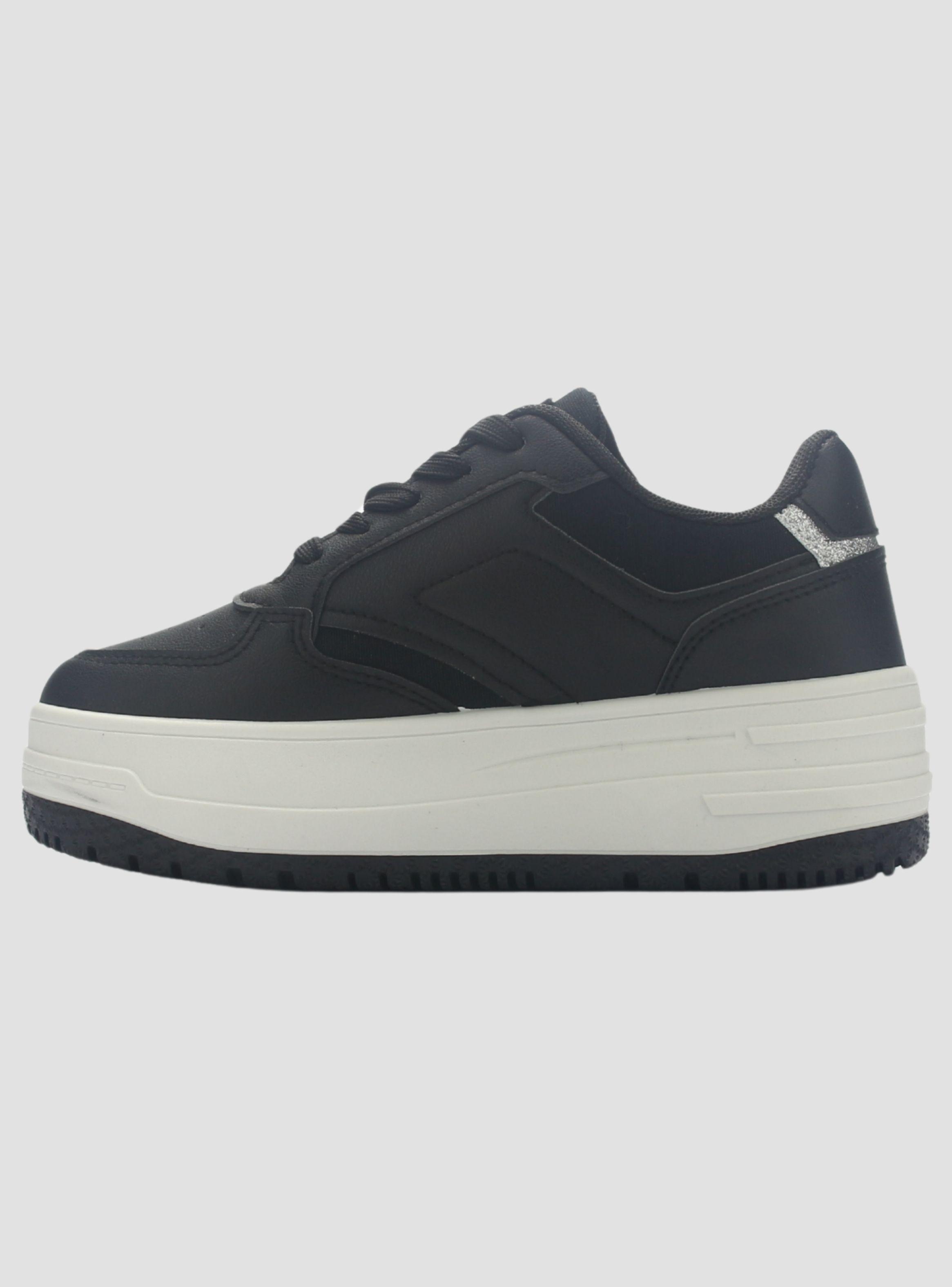 Zapatilla Mujer Chalada Mitsu-2 Negro Urbano-1