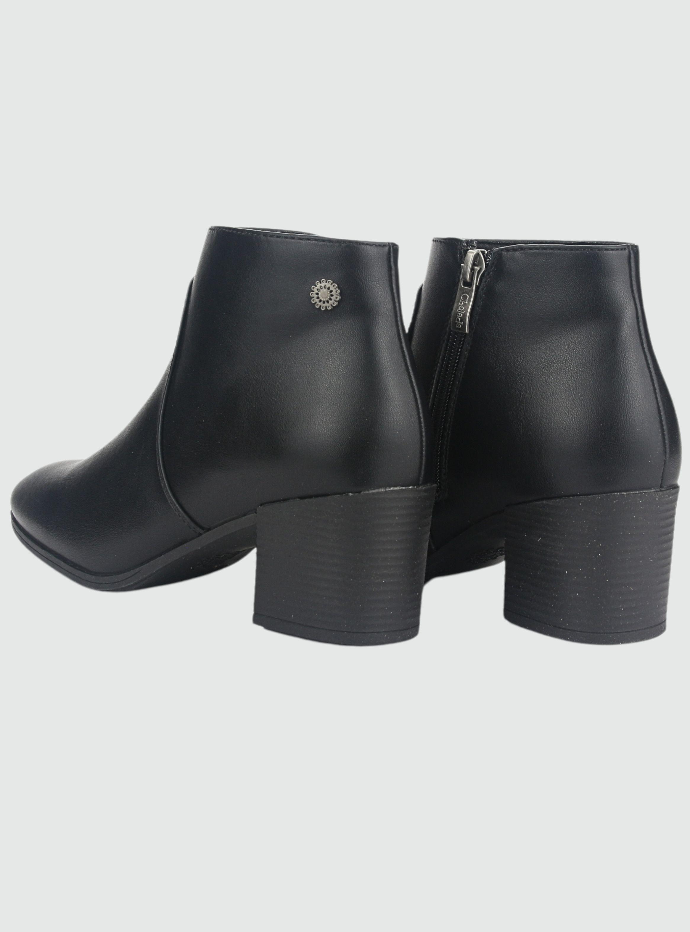 Botin Chalada Mujer Gally-2 Negro Casual-5