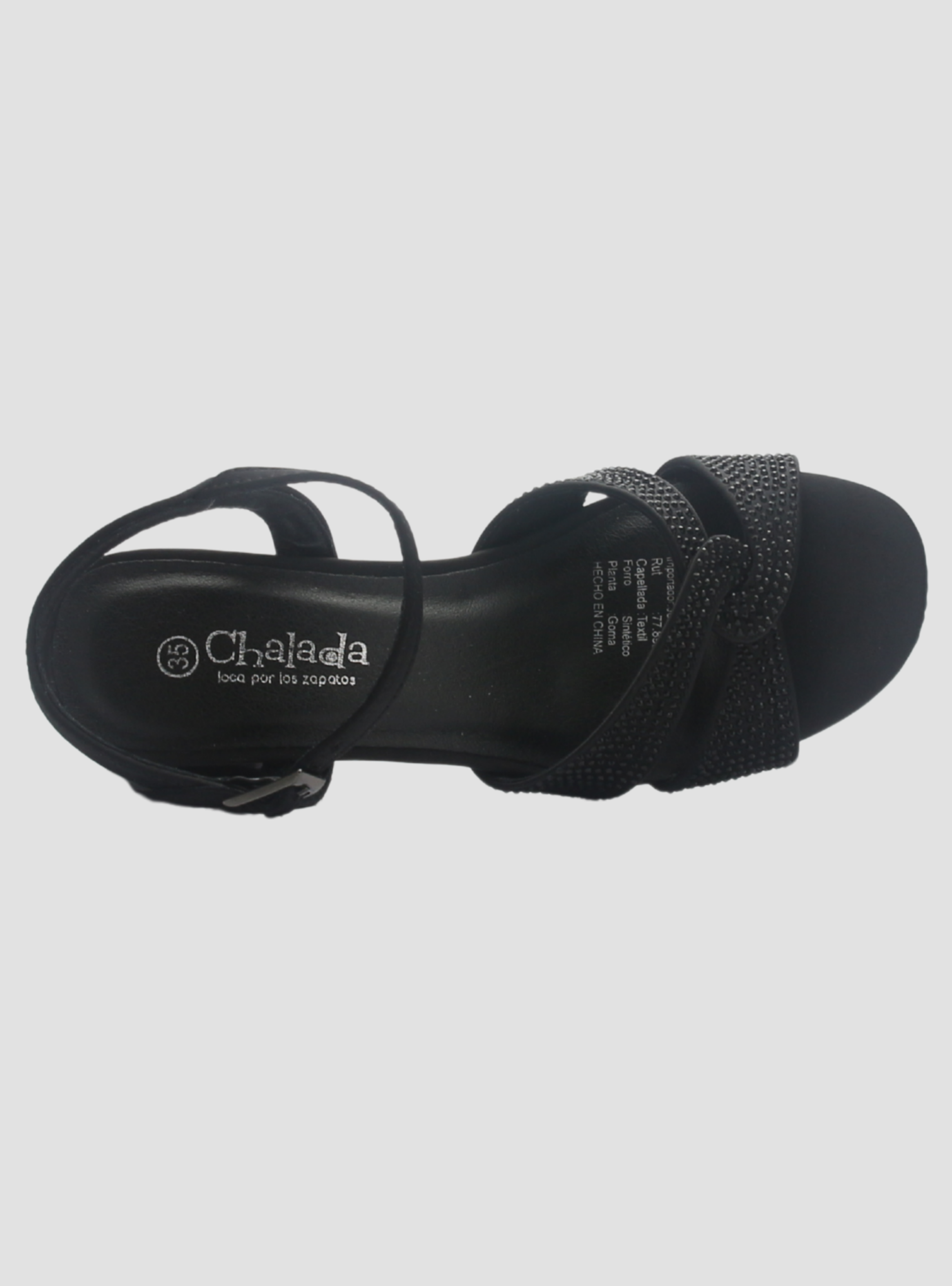 Sandalia de mujer Negro Casual Chalada Fira-2-4