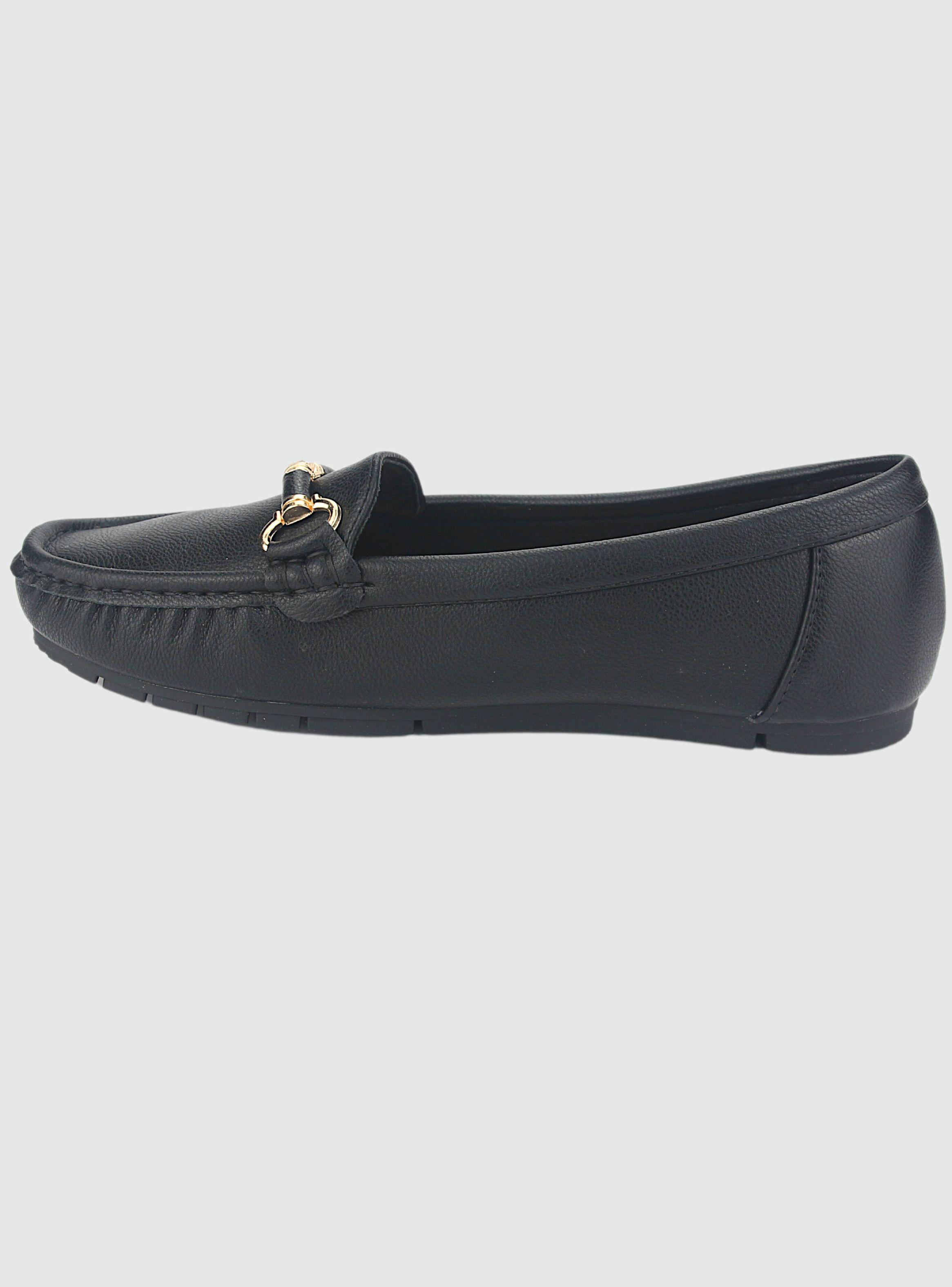 Mocasin Chalada Mujer Cusco-36 Negro Casual-1