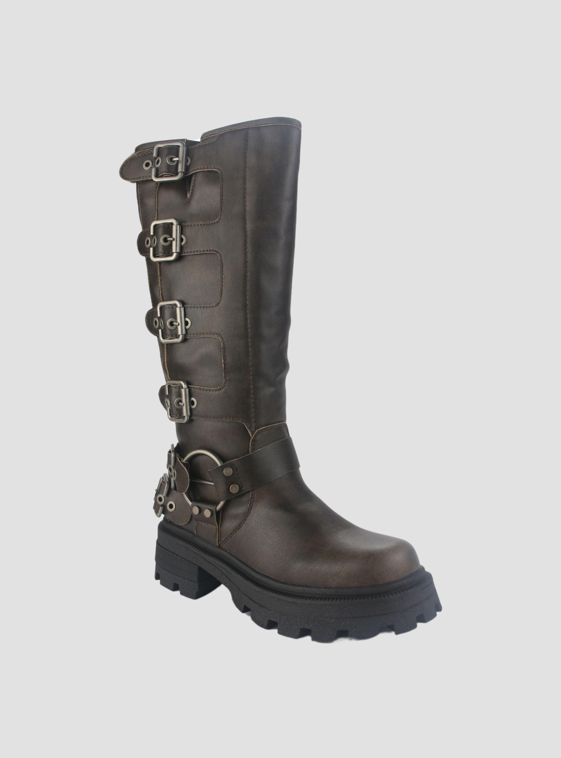 Bota Chalada Mujer Triva-1 Café Casual-2