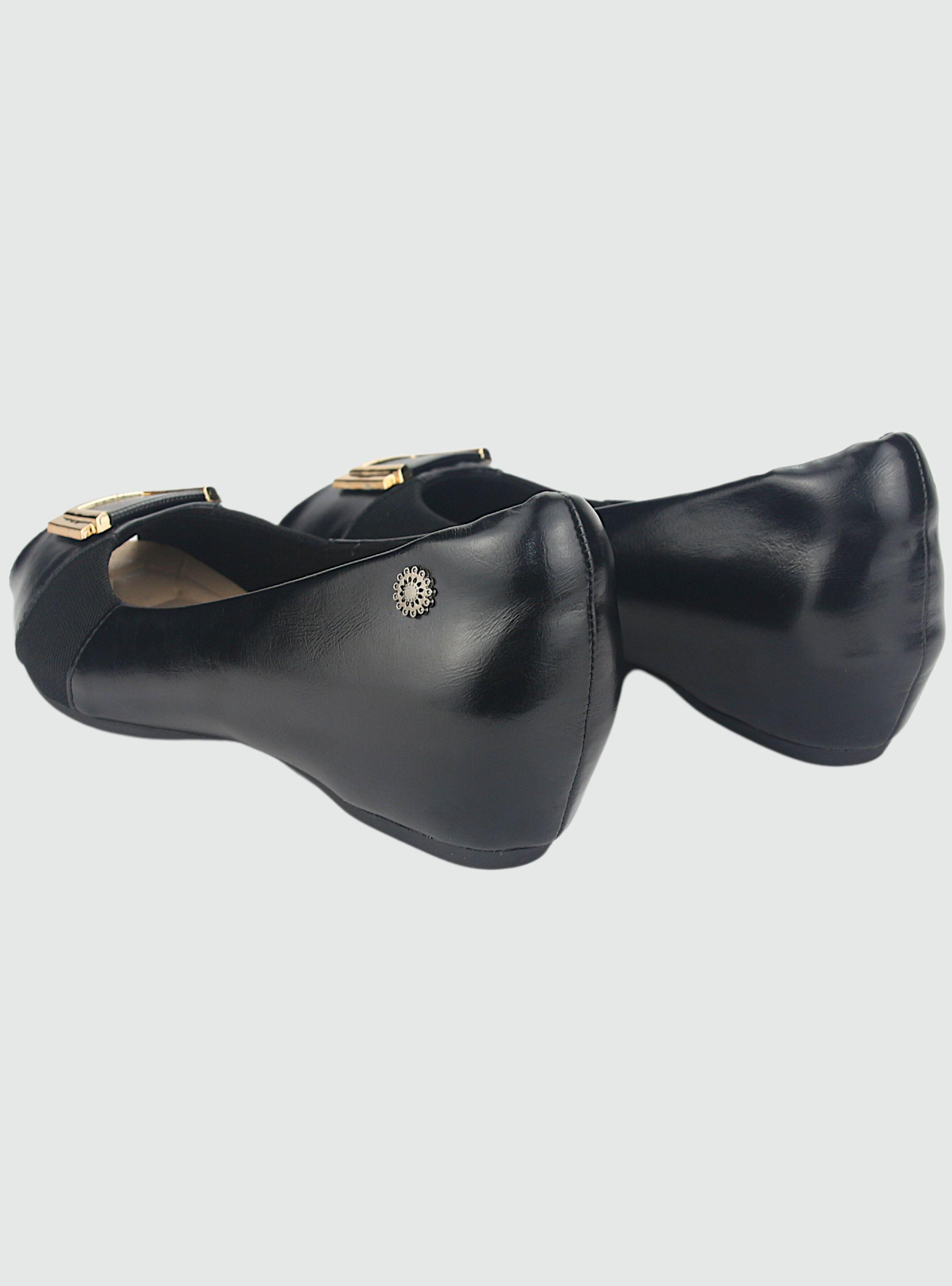 Zapato Chalada Mujer Demi-2 Negro Casual-5