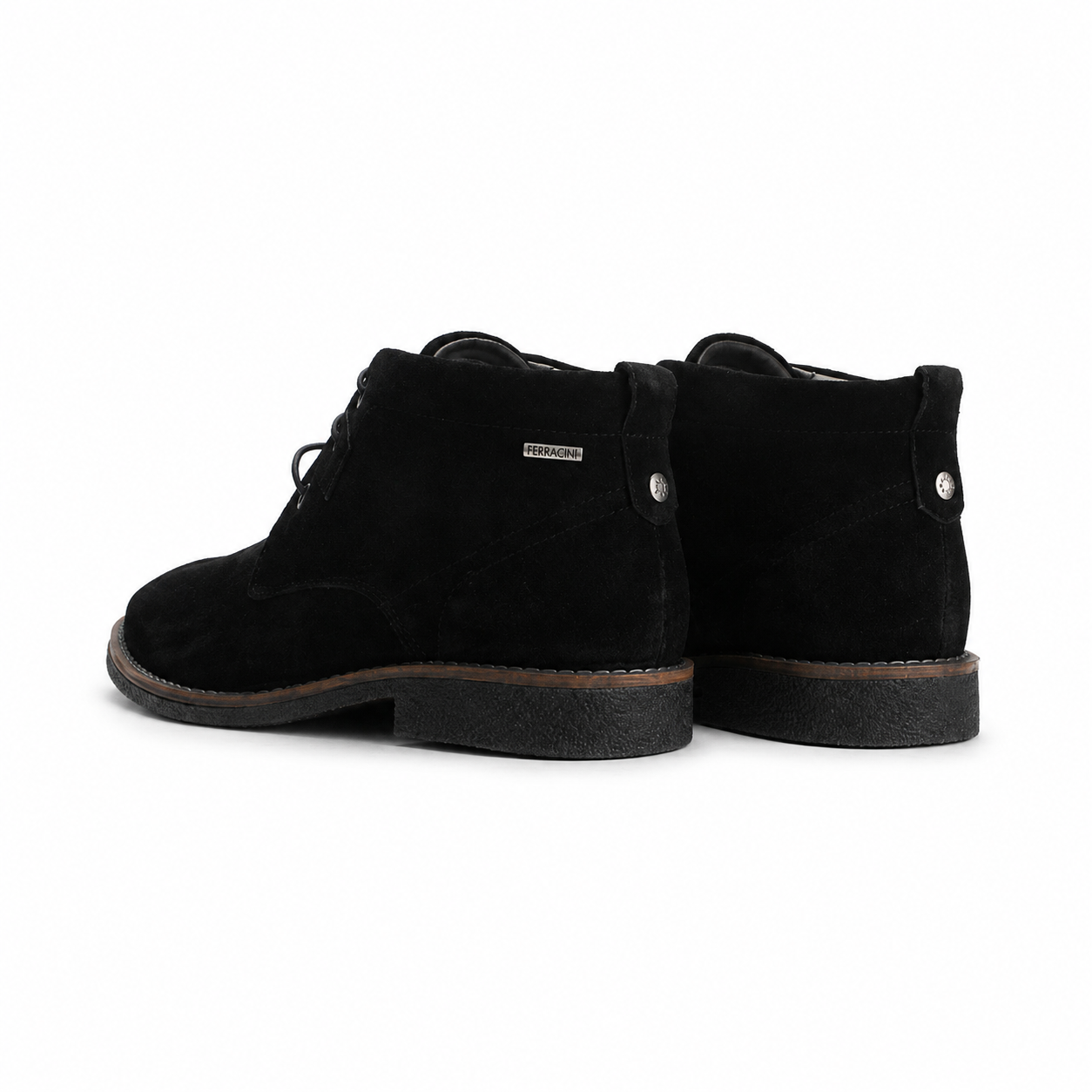 Botín Negro Hombre Casual Ferracini 6431-5