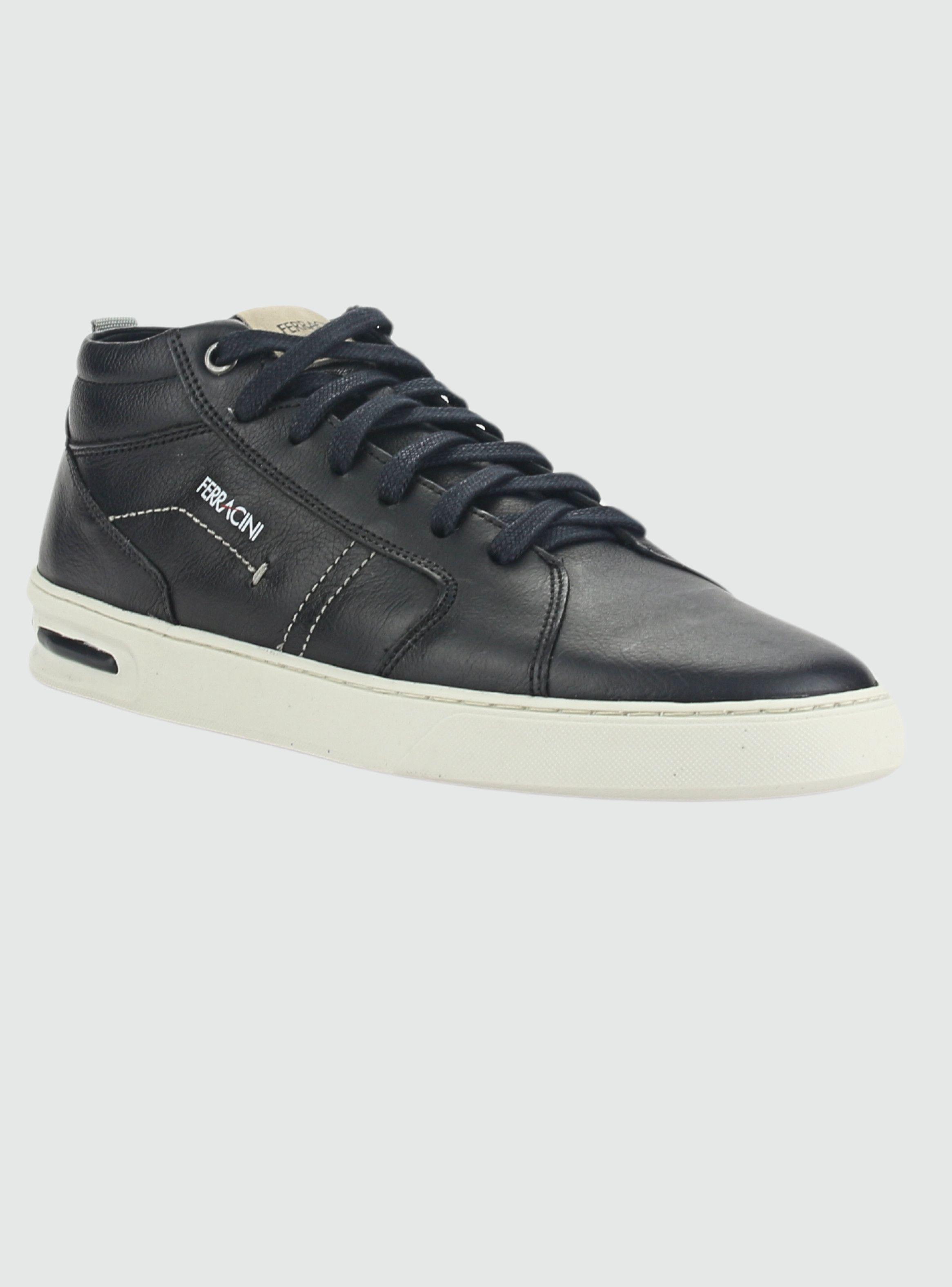 Zapatilla Ferracini Hombre 1828 N Preto Casual-2