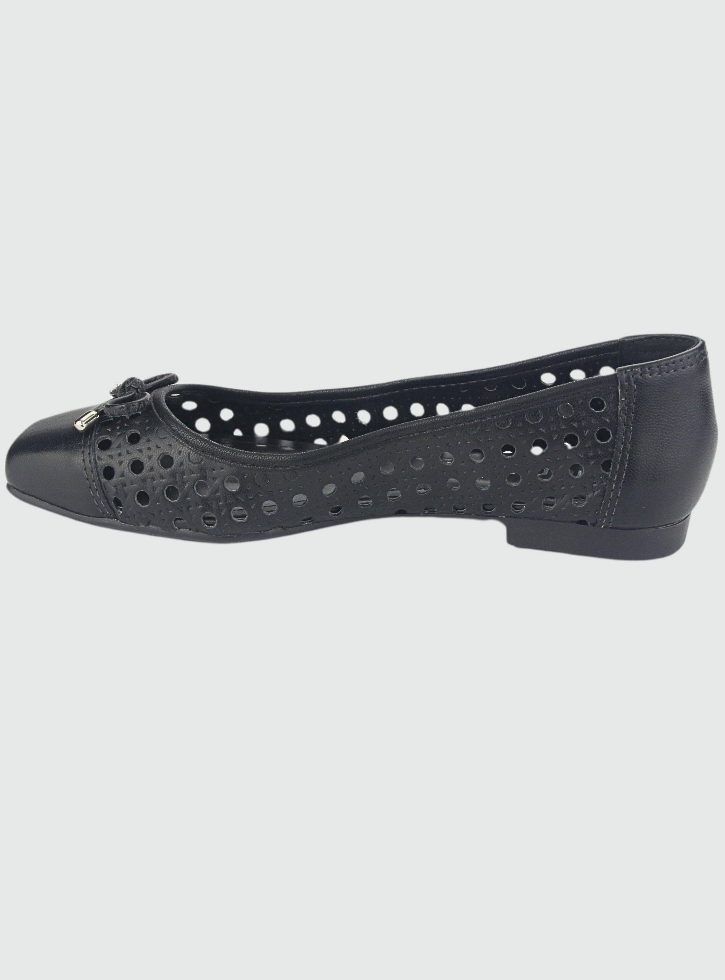 Zapato Via Marte Mujer 23-13201 N Preto Casual-1