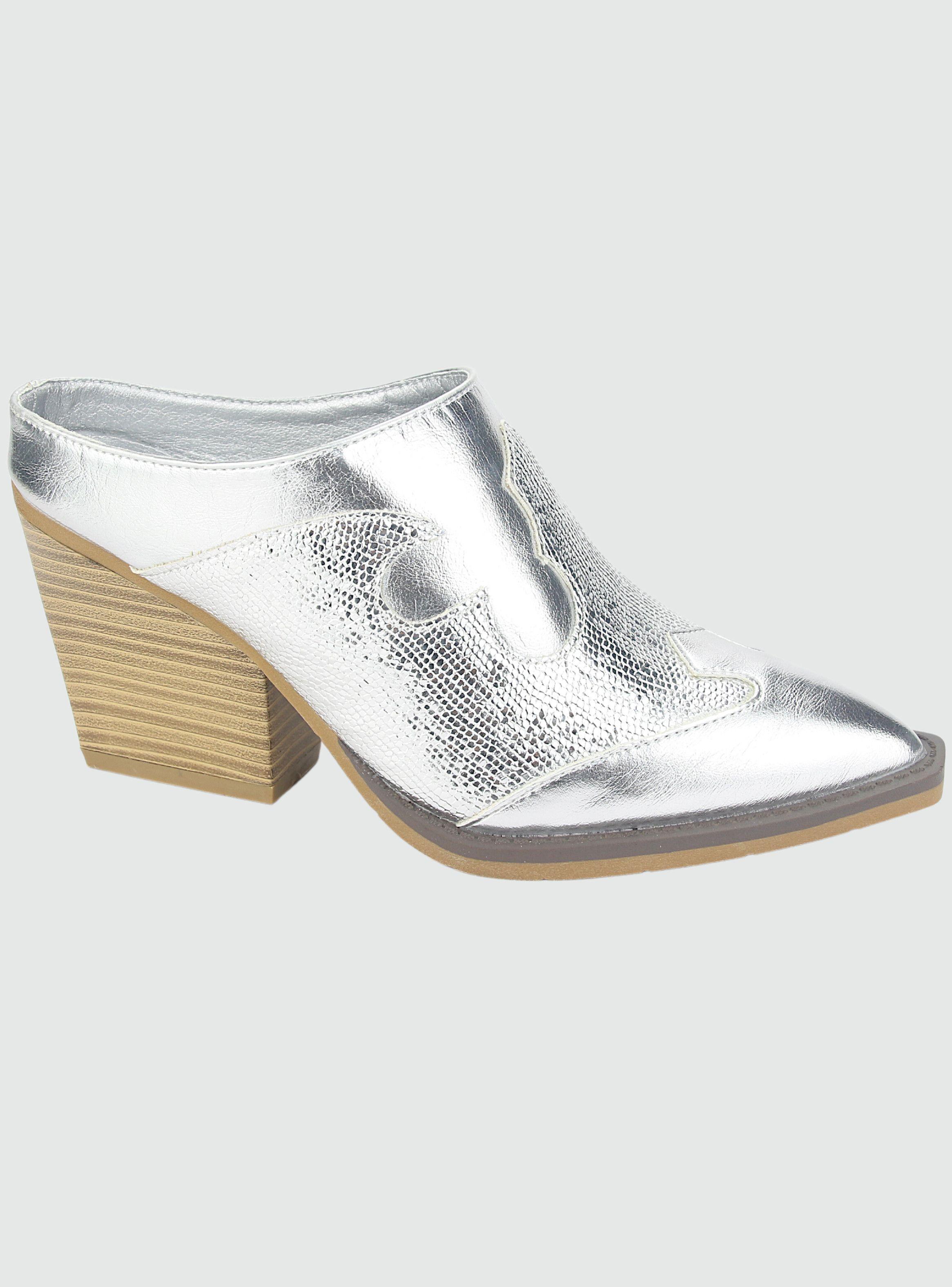 Zapato Chalada Mujer Way-1 Plateado Casual-0