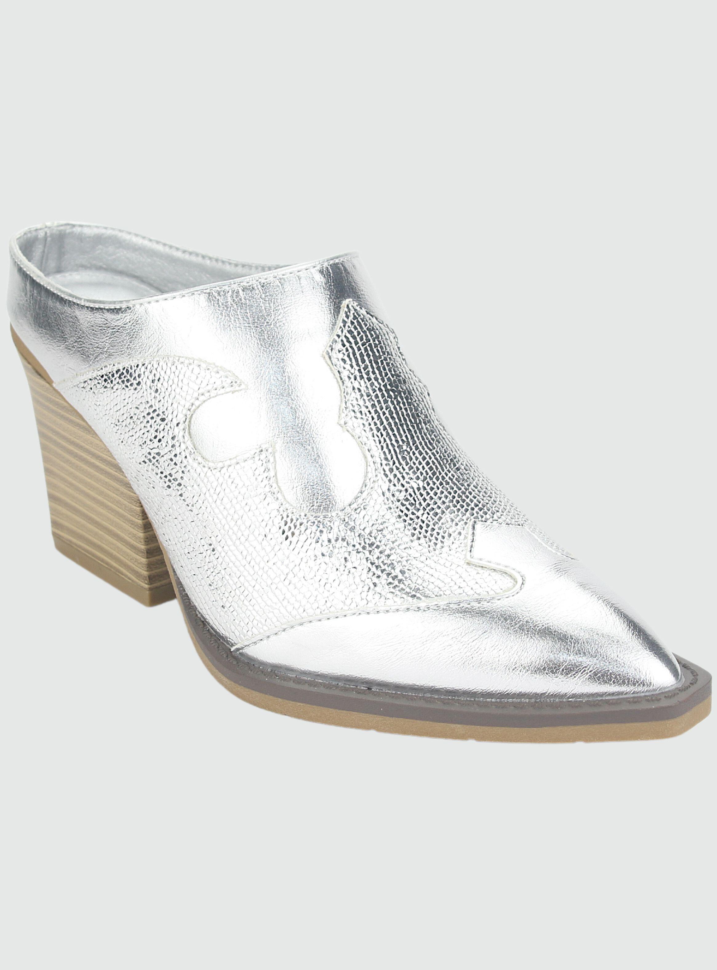 Zapato Chalada Mujer Way-1 Plateado Casual-2