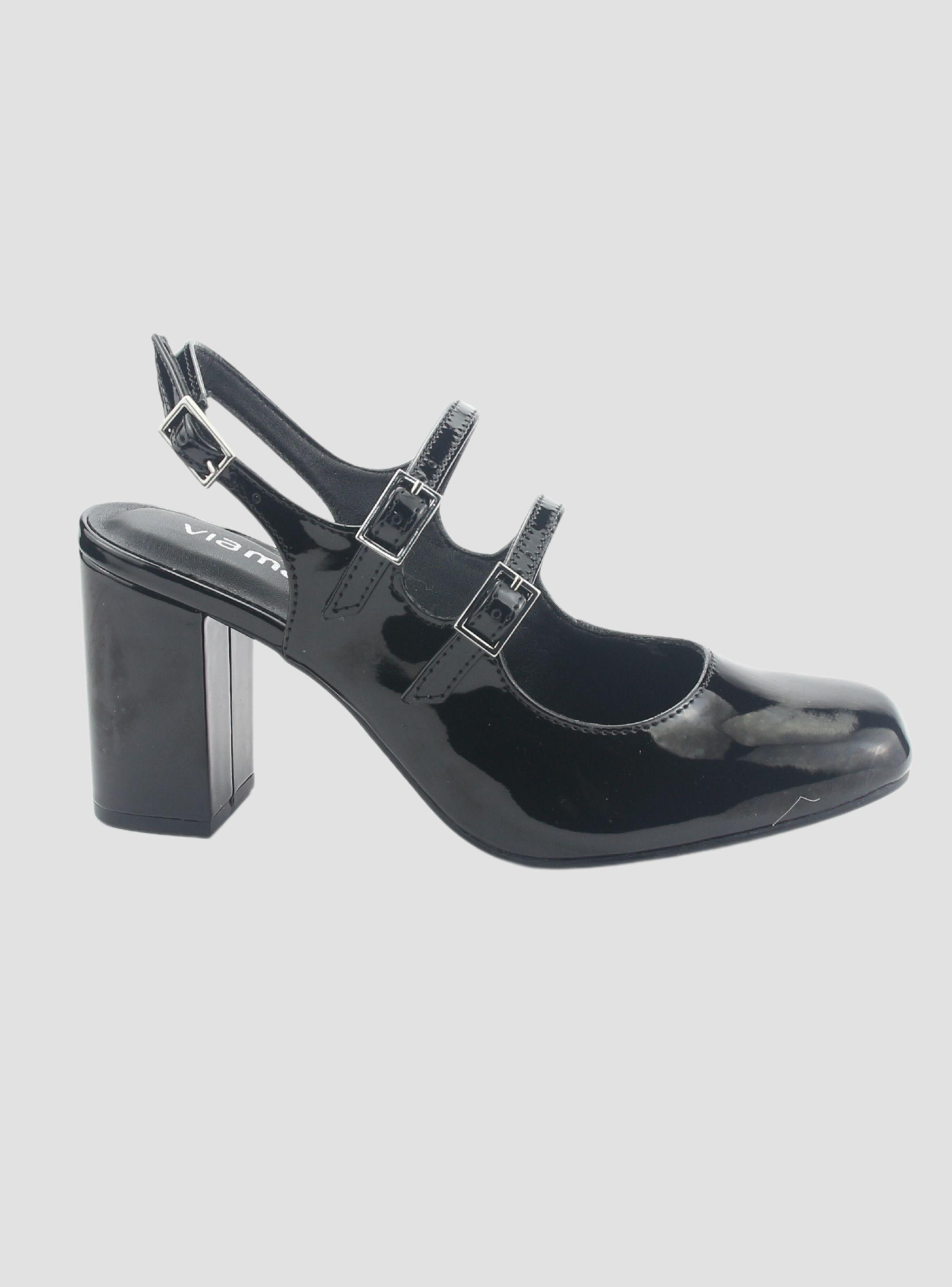 Zapato Via Marte Mujer 062-005-01 Negro Casual-0