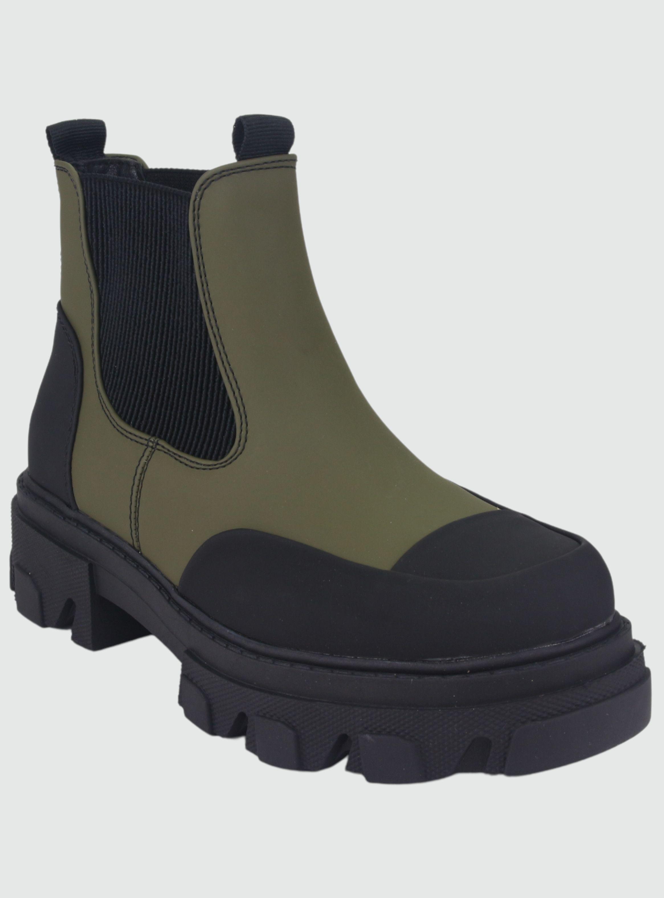 Botin Chalada Mujer Karl-8 Oliva Casual-2