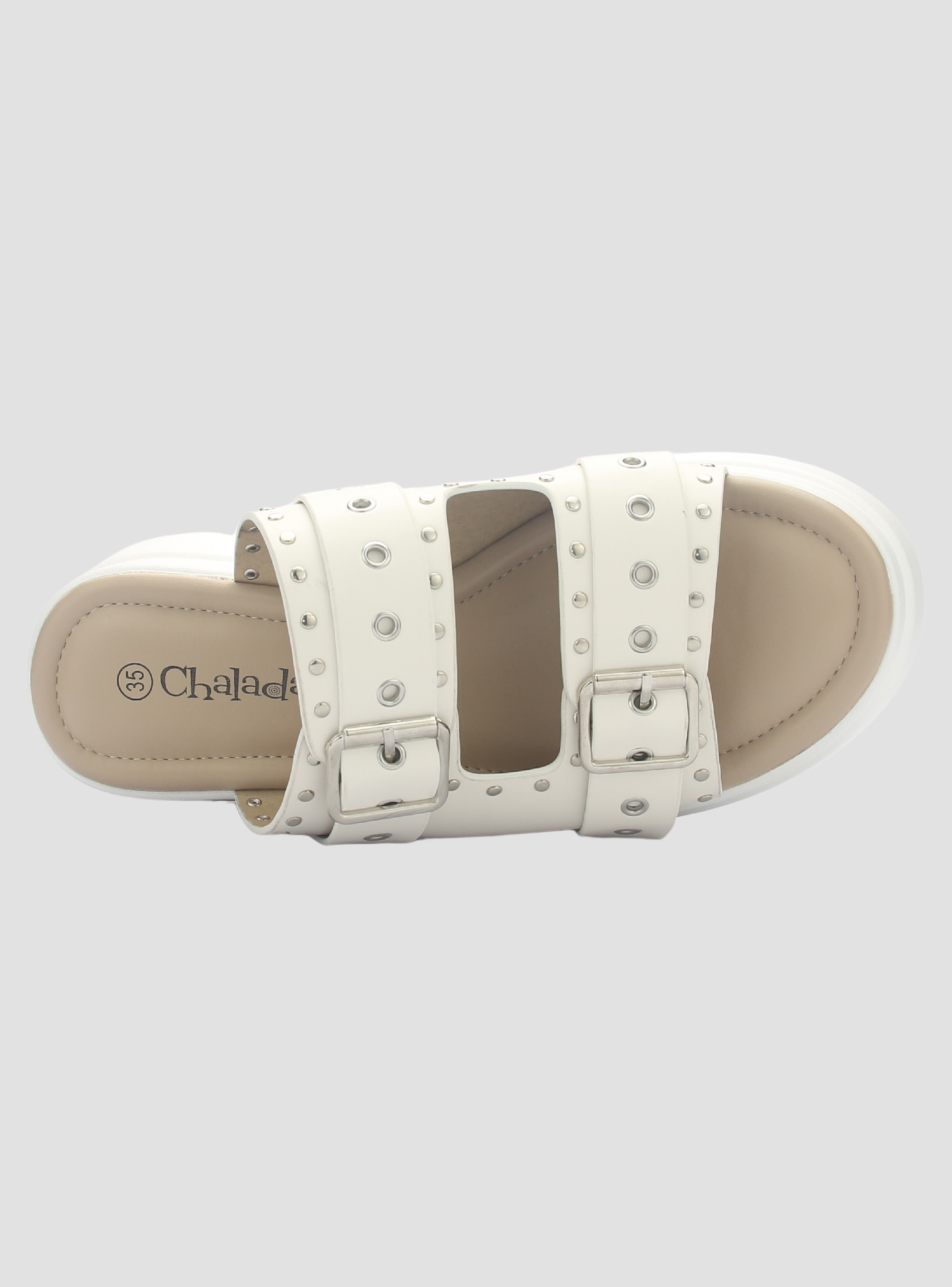 Sandalia Mujer Chalada Pop-1 Blanco Casual-4
