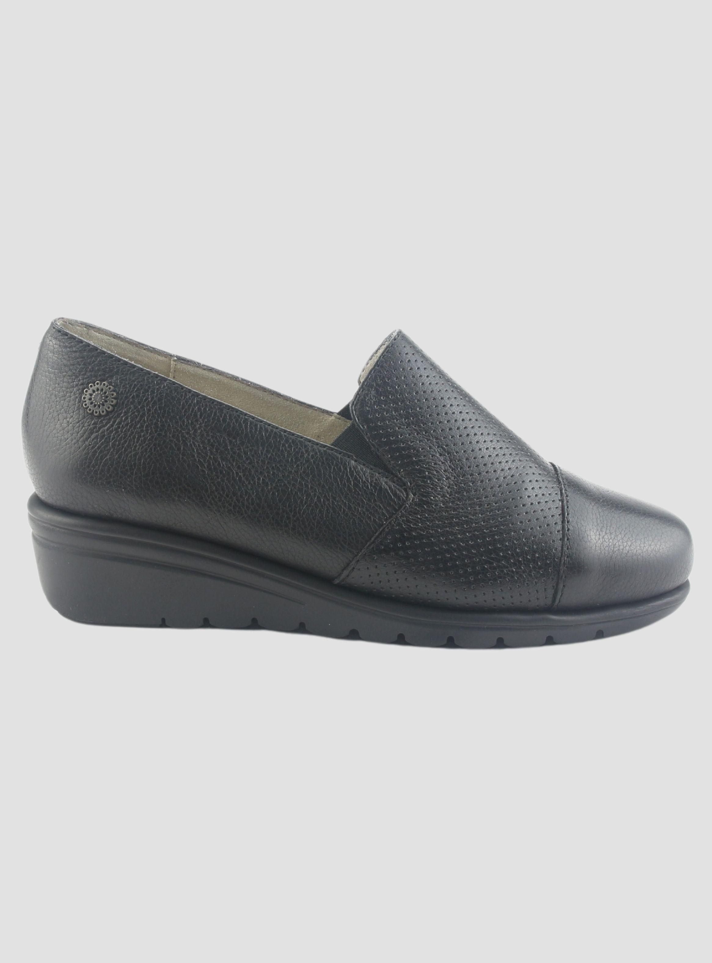 Zapato de Cuero Chalada Mujer Casia-1 Negro Casual-0