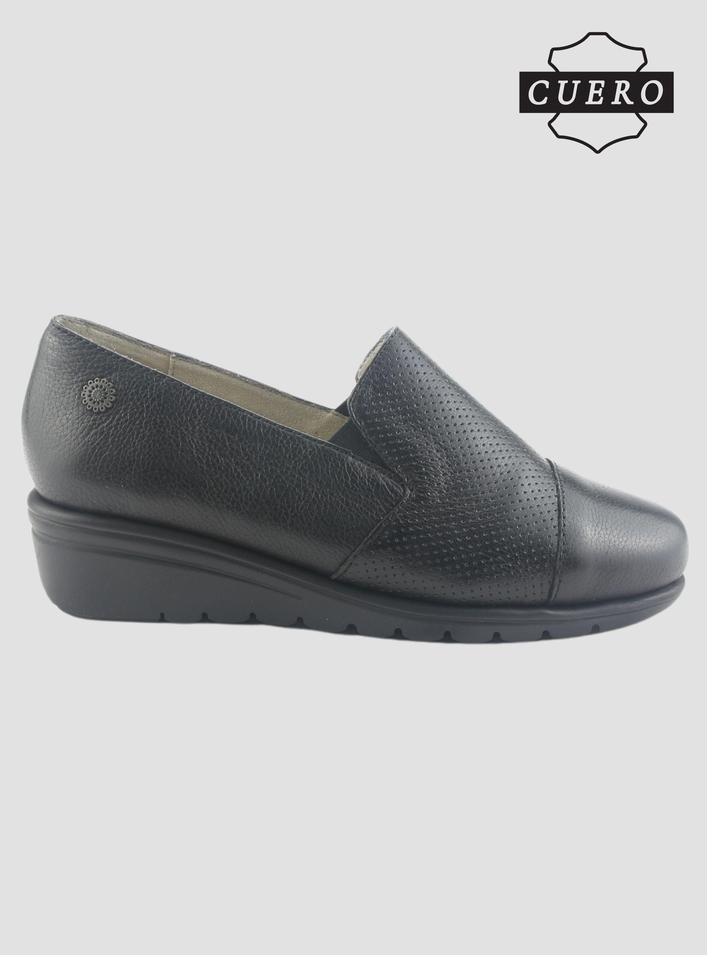 Zapato de Cuero Chalada Mujer Casia-1 Negro Casual-1