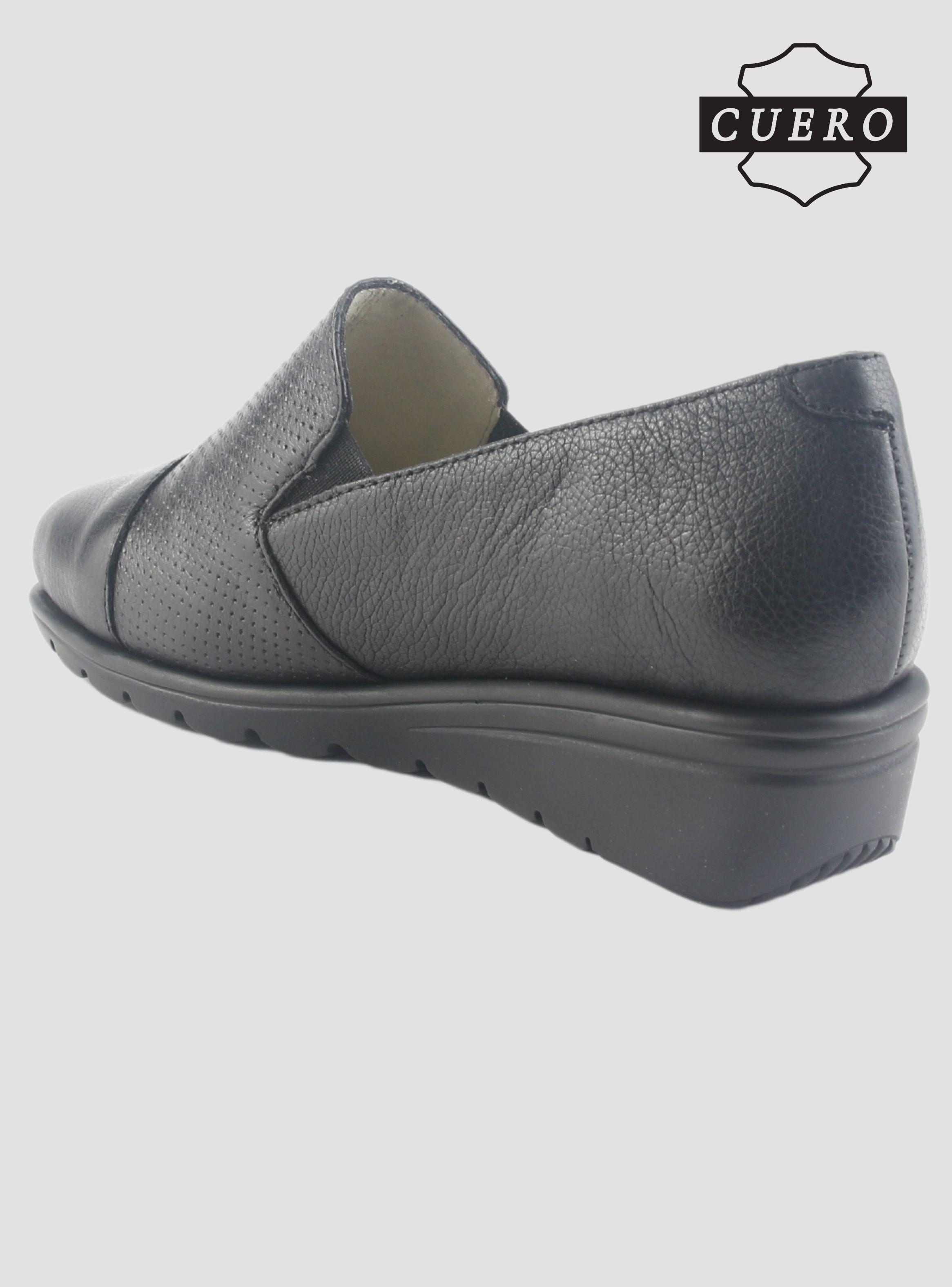 Zapato de Cuero Chalada Mujer Casia-1 Negro Casual-4