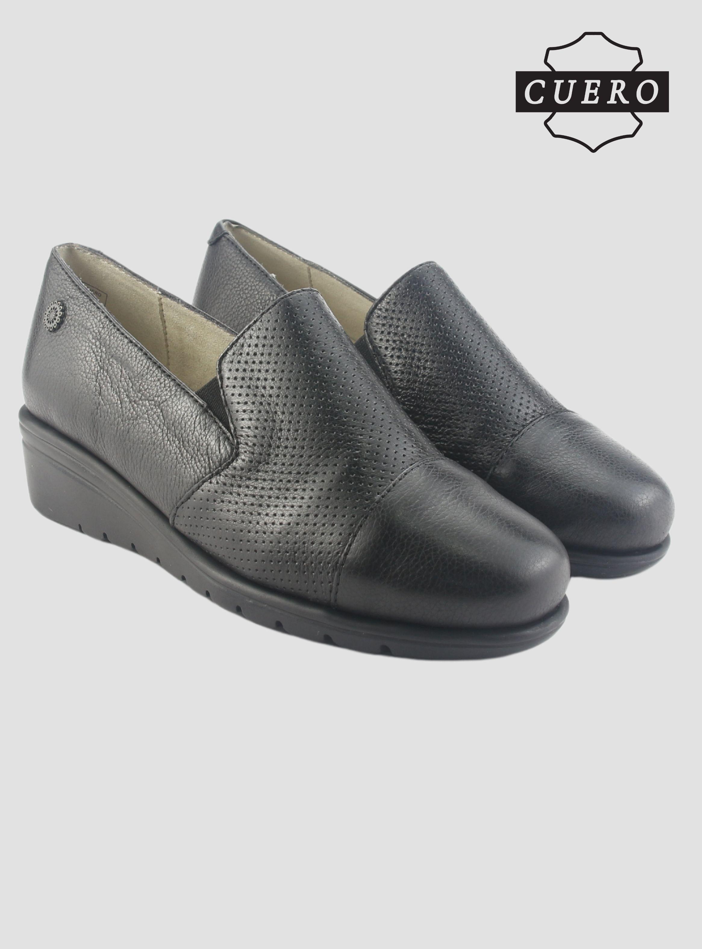 Zapato de Cuero Chalada Mujer Casia-1 Negro Casual-5