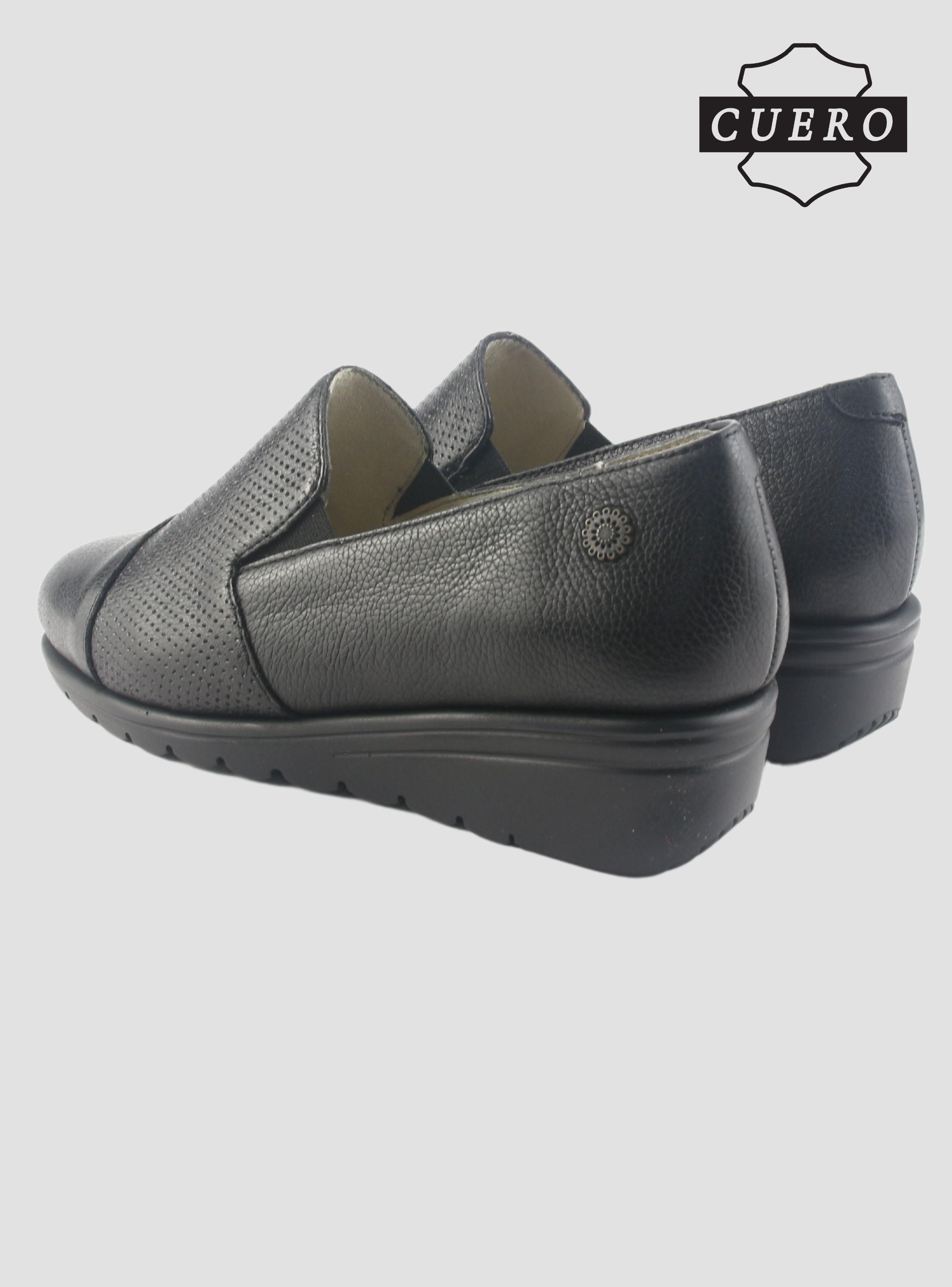Zapato de Cuero Chalada Mujer Casia-1 Negro Casual-6