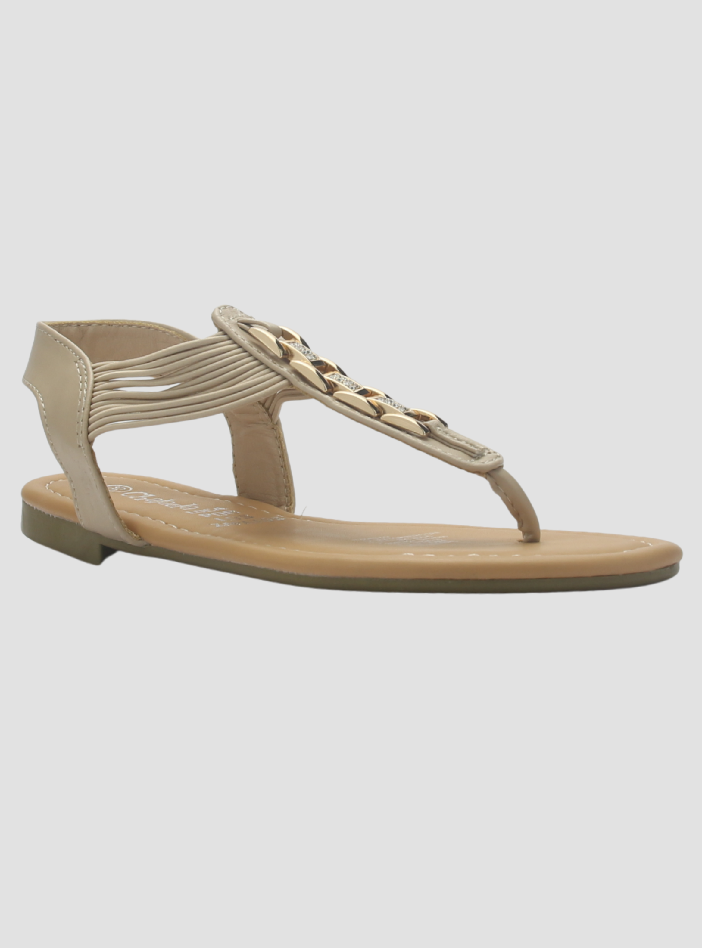 Sandalia Chalada Mujer Call-2 Beige Plano-2