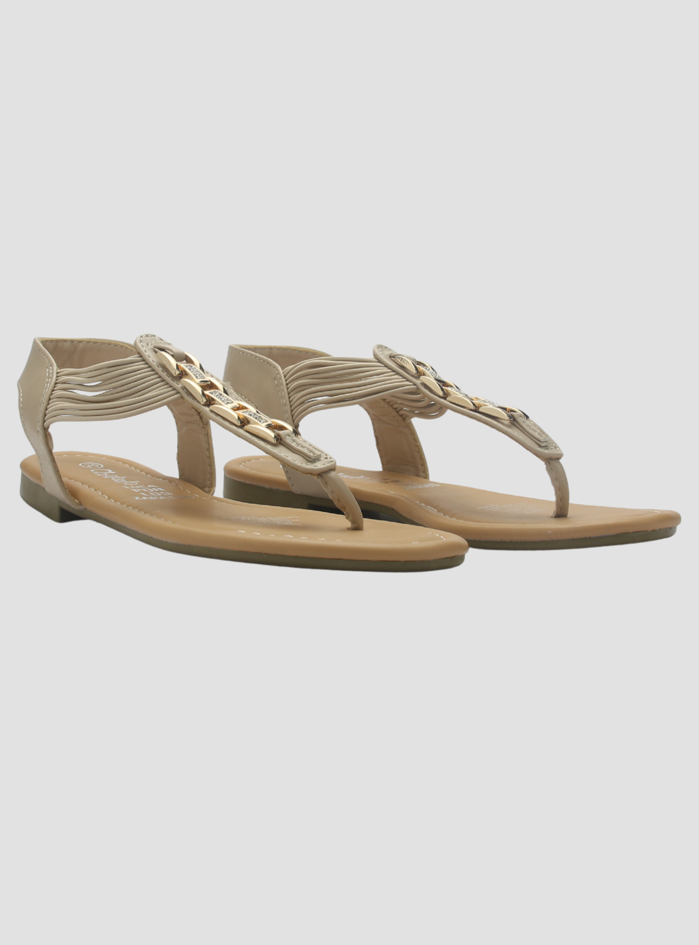 Sandalia Chalada Mujer Call-2 Beige Plano-4