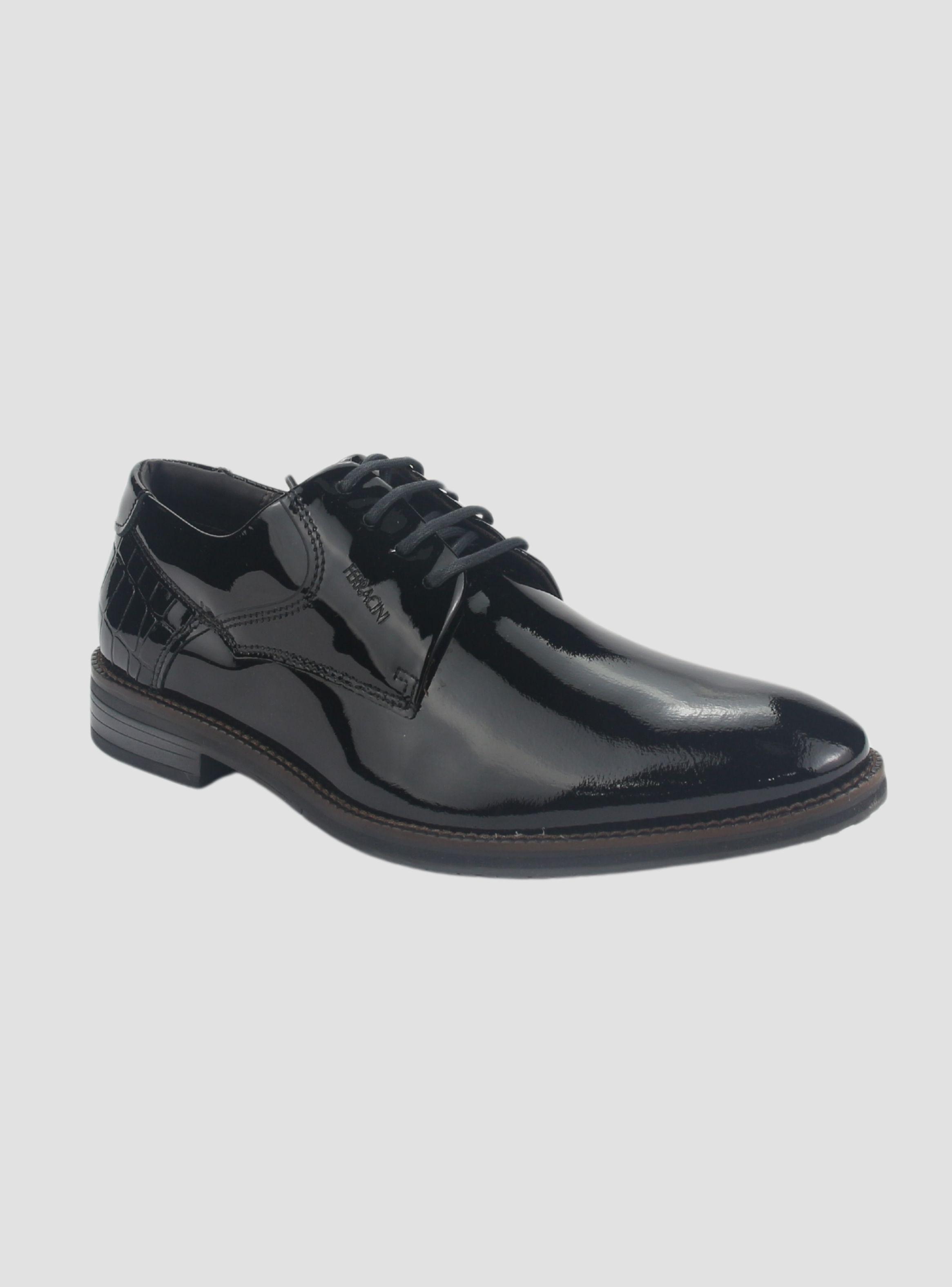 Zapato Ferracini Hombre 3941 Negro Casual-2
