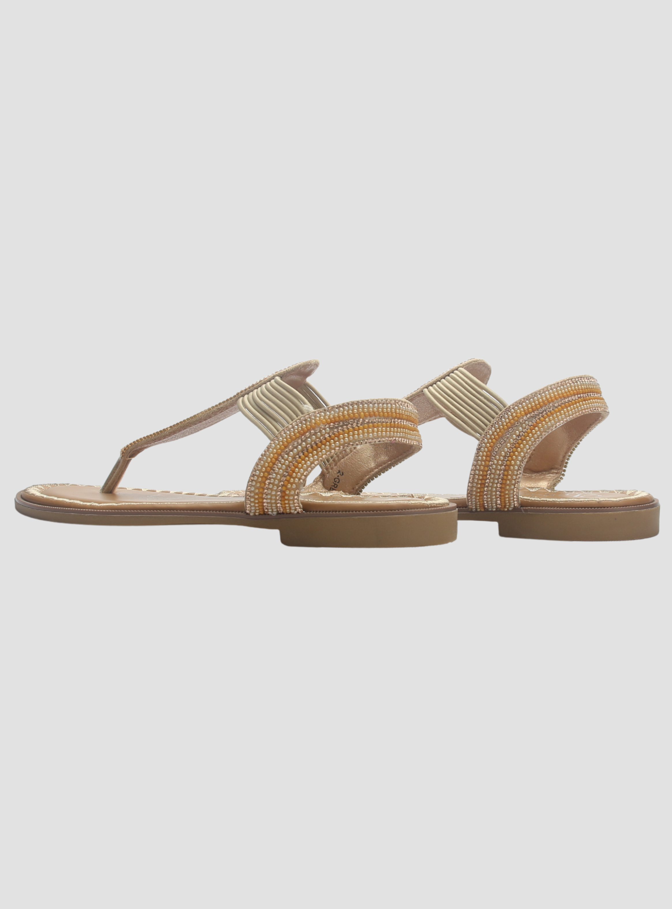 Sandalia de mujer Beige Casual Chalada Greca-67-5