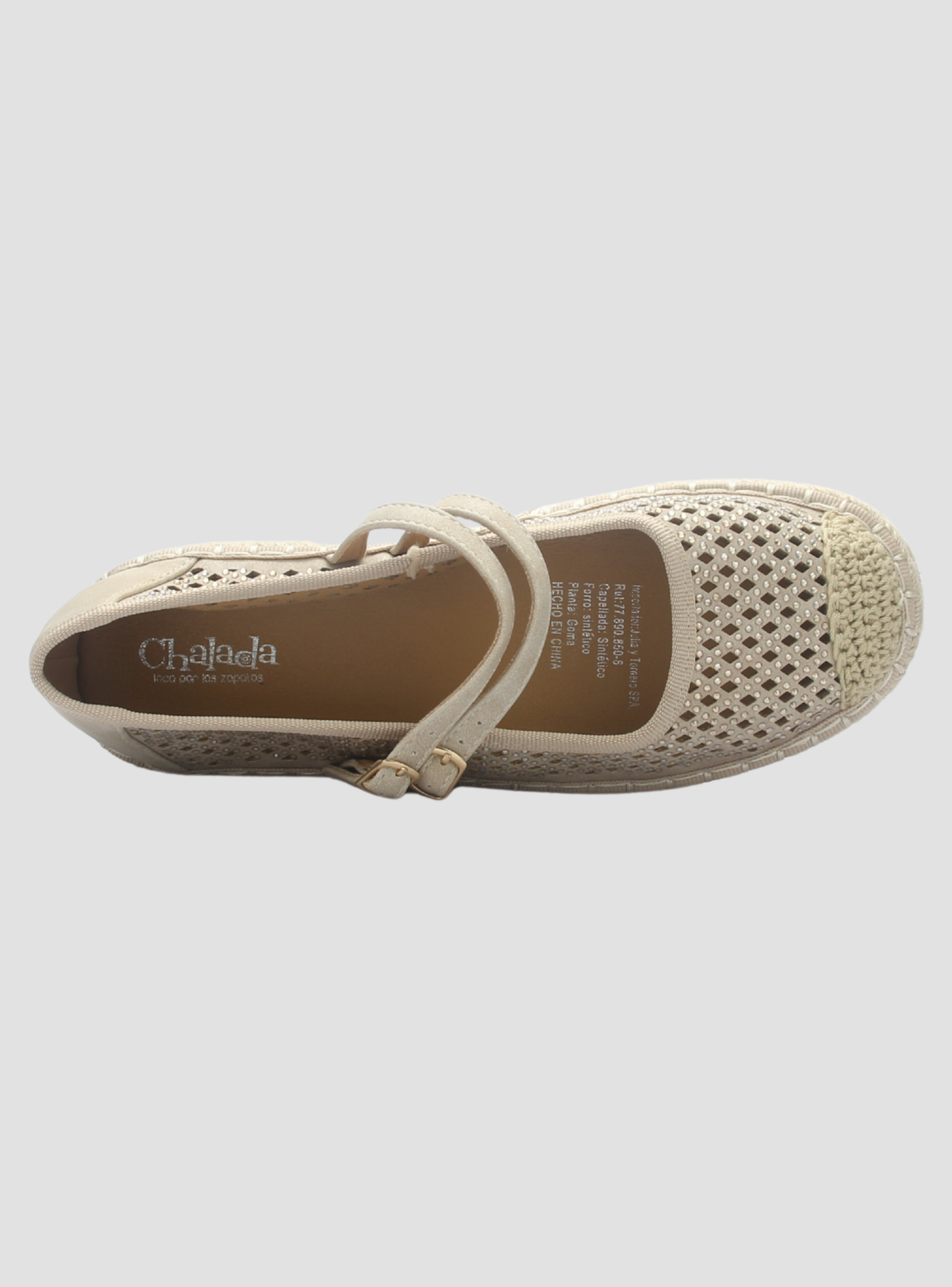 Alpargata de mujer Beige Casual Chalada Tap-50-4