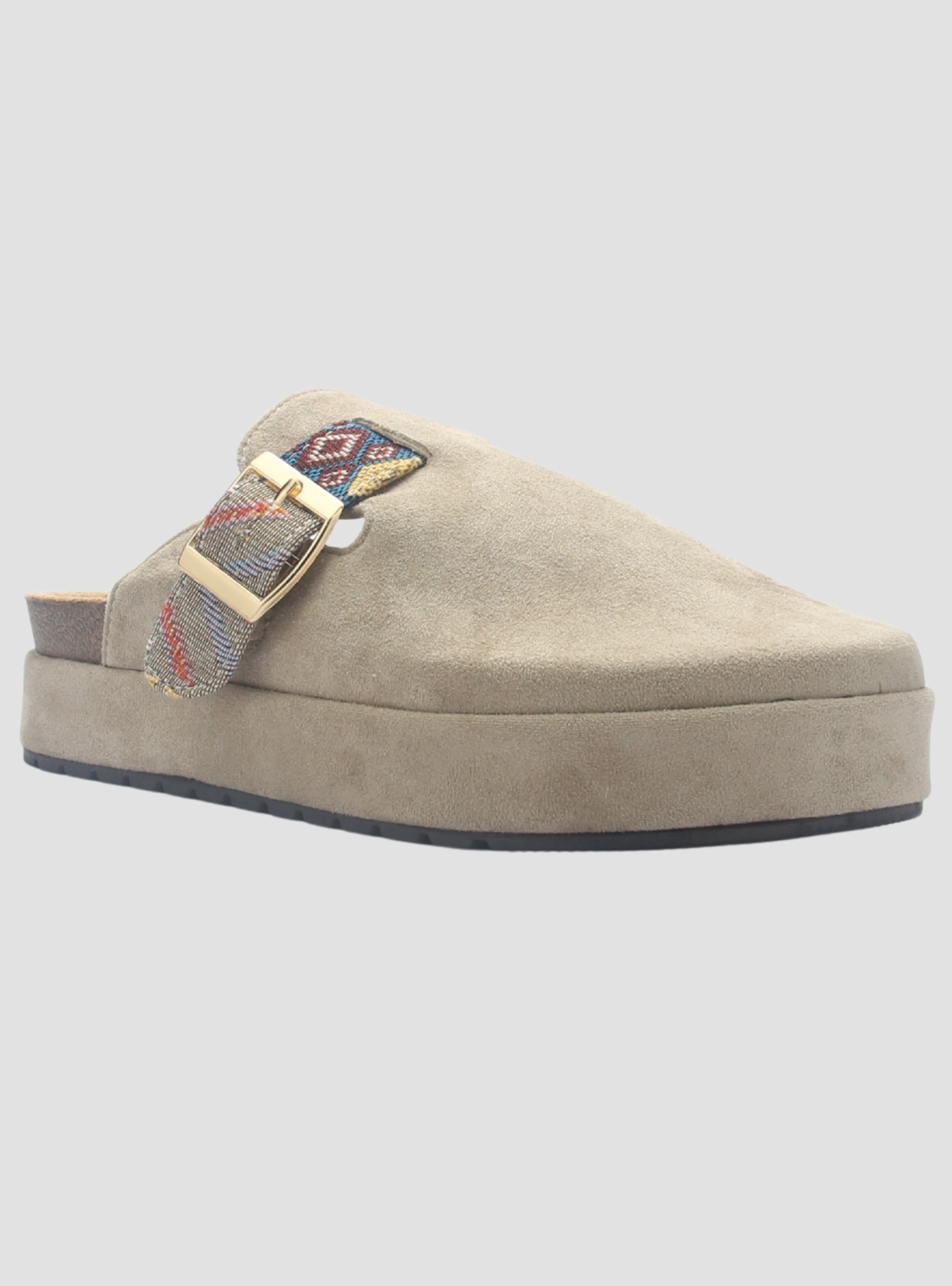 Zapato de mujer Taupe Casual Chalada Risco-3-2