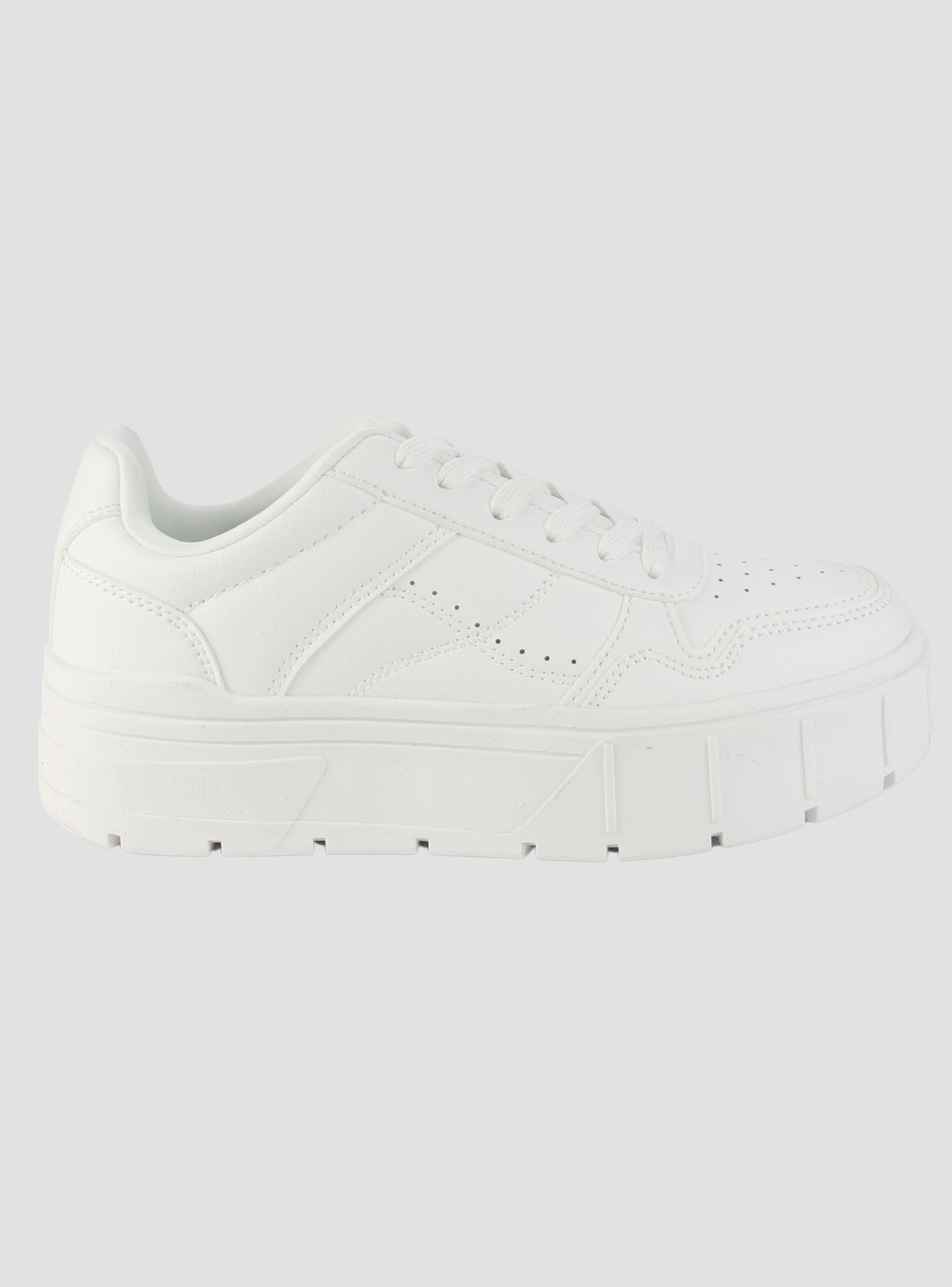 Zapatilla Chalada Mujer Troya-4 Blanco Urbano-0