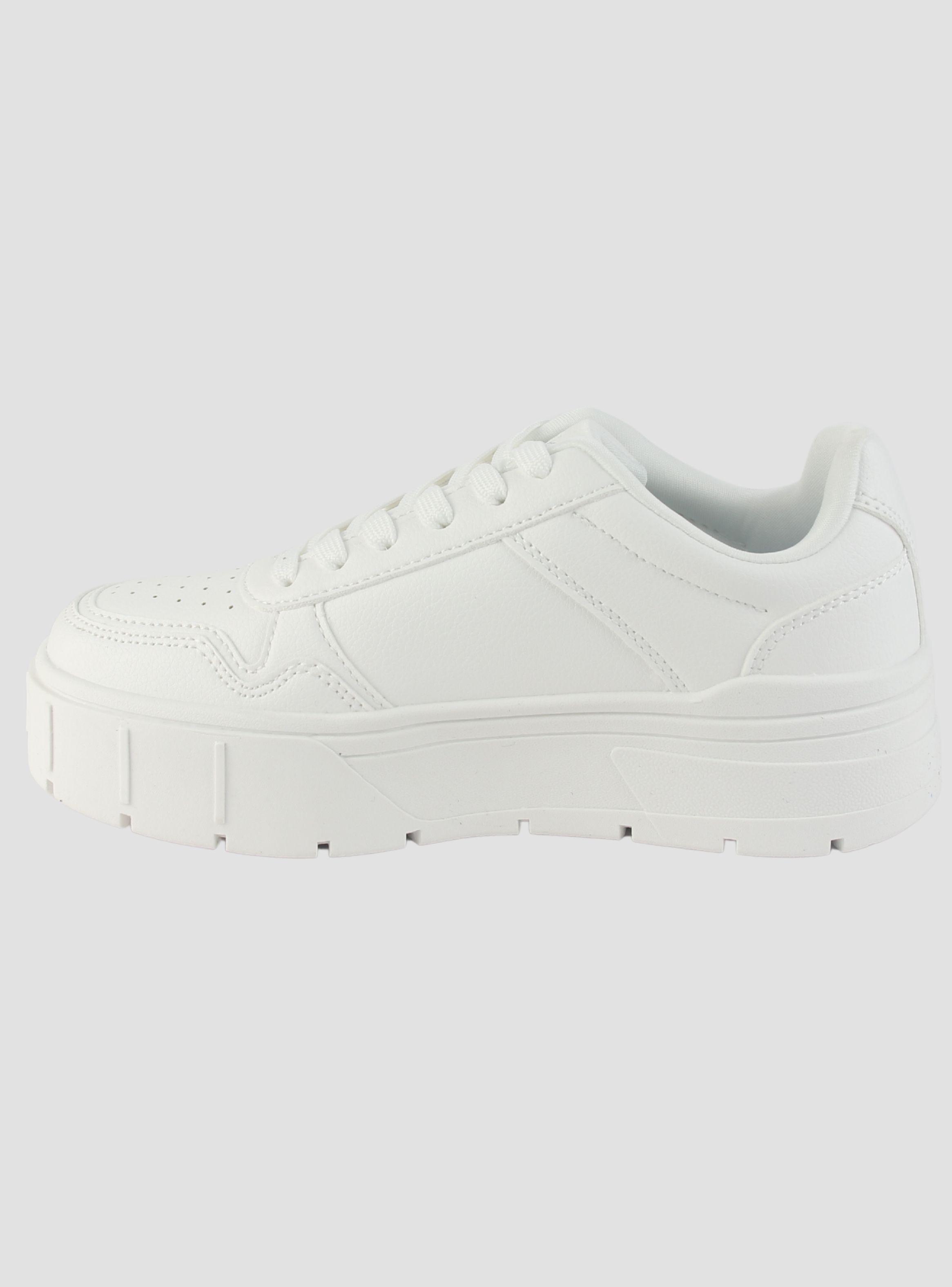 Zapatilla Chalada Mujer Troya-4 Blanco Urbano-1