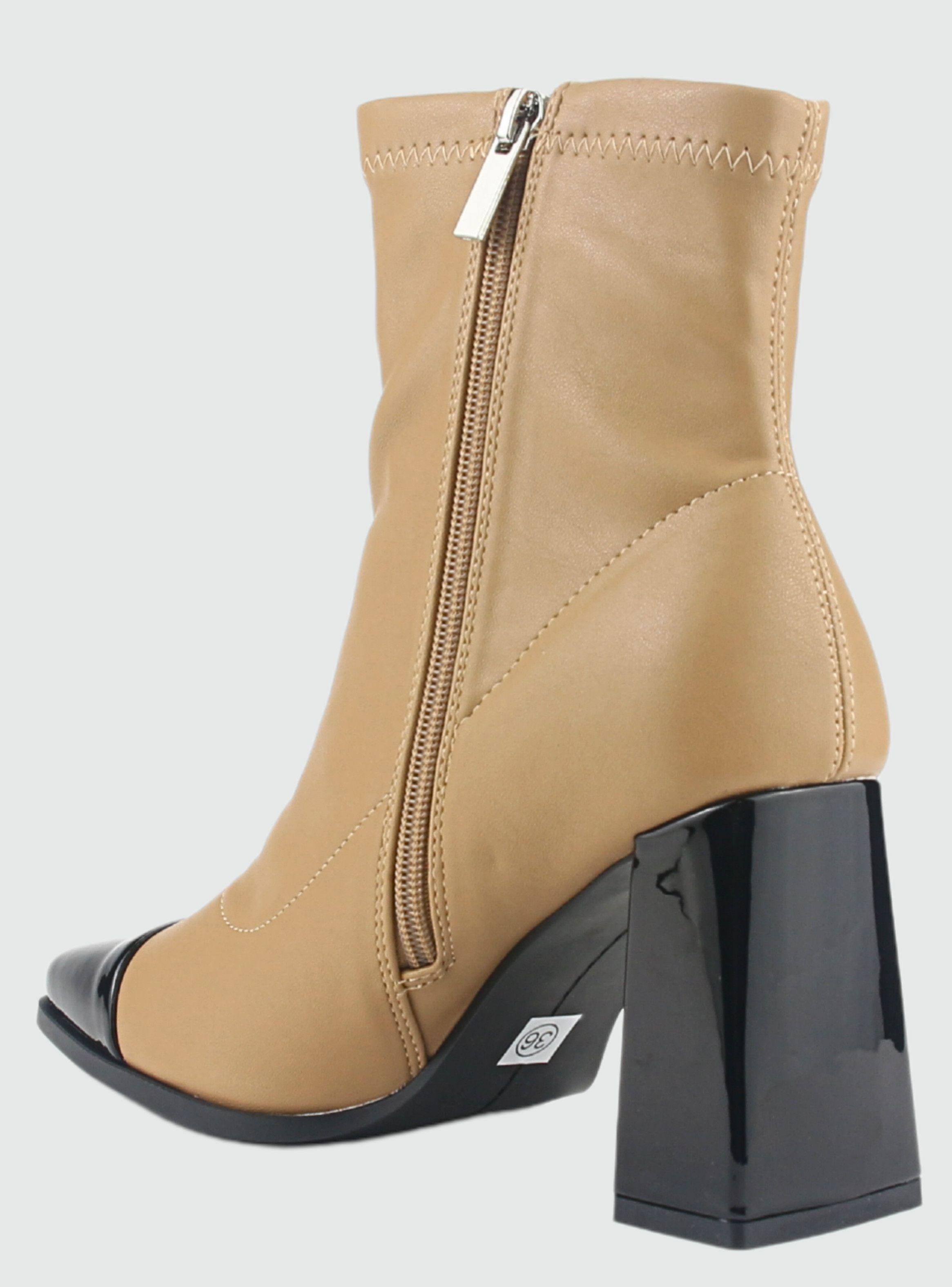 Botin Chalada Mujer Ducco-2 Beige Casual-5