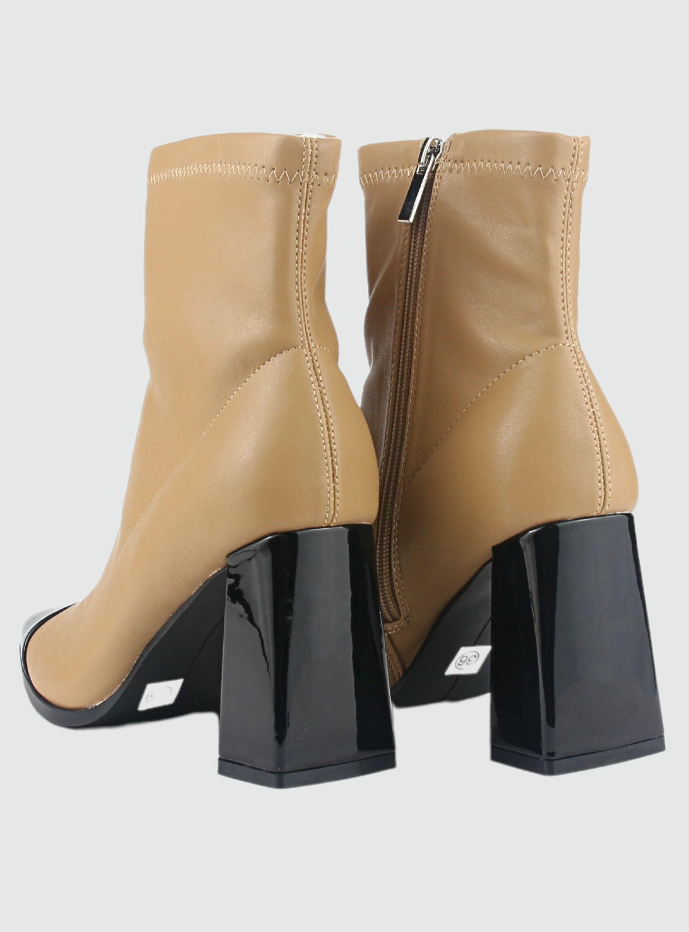 Botin Chalada Mujer Ducco-2 Beige Casual-9
