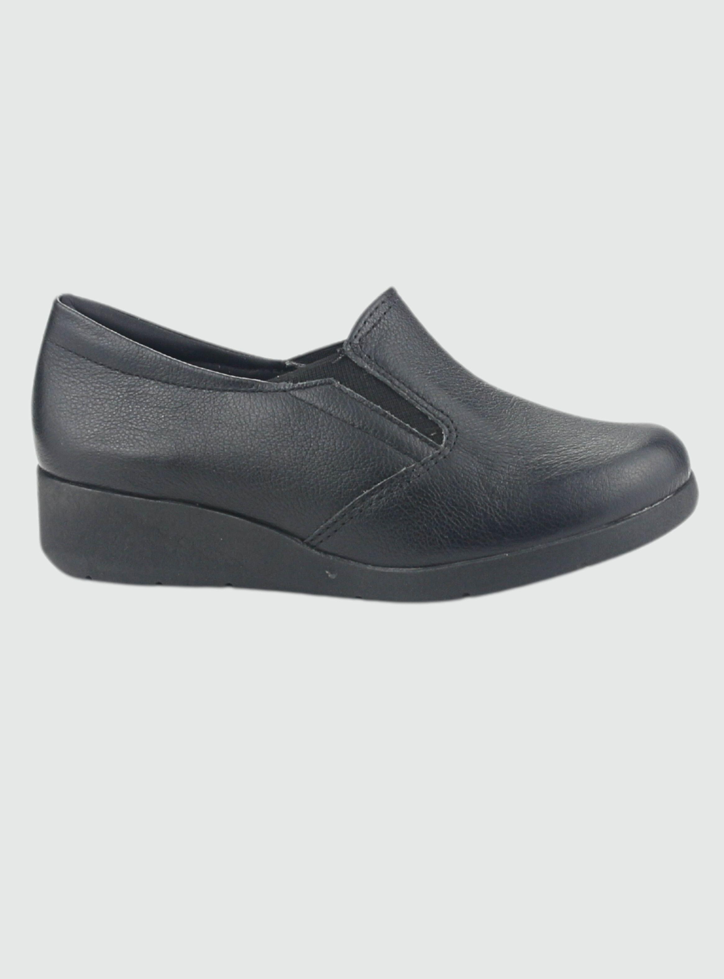 Mocasin Comfortflex Mujer 2493303 Negro Casual-0