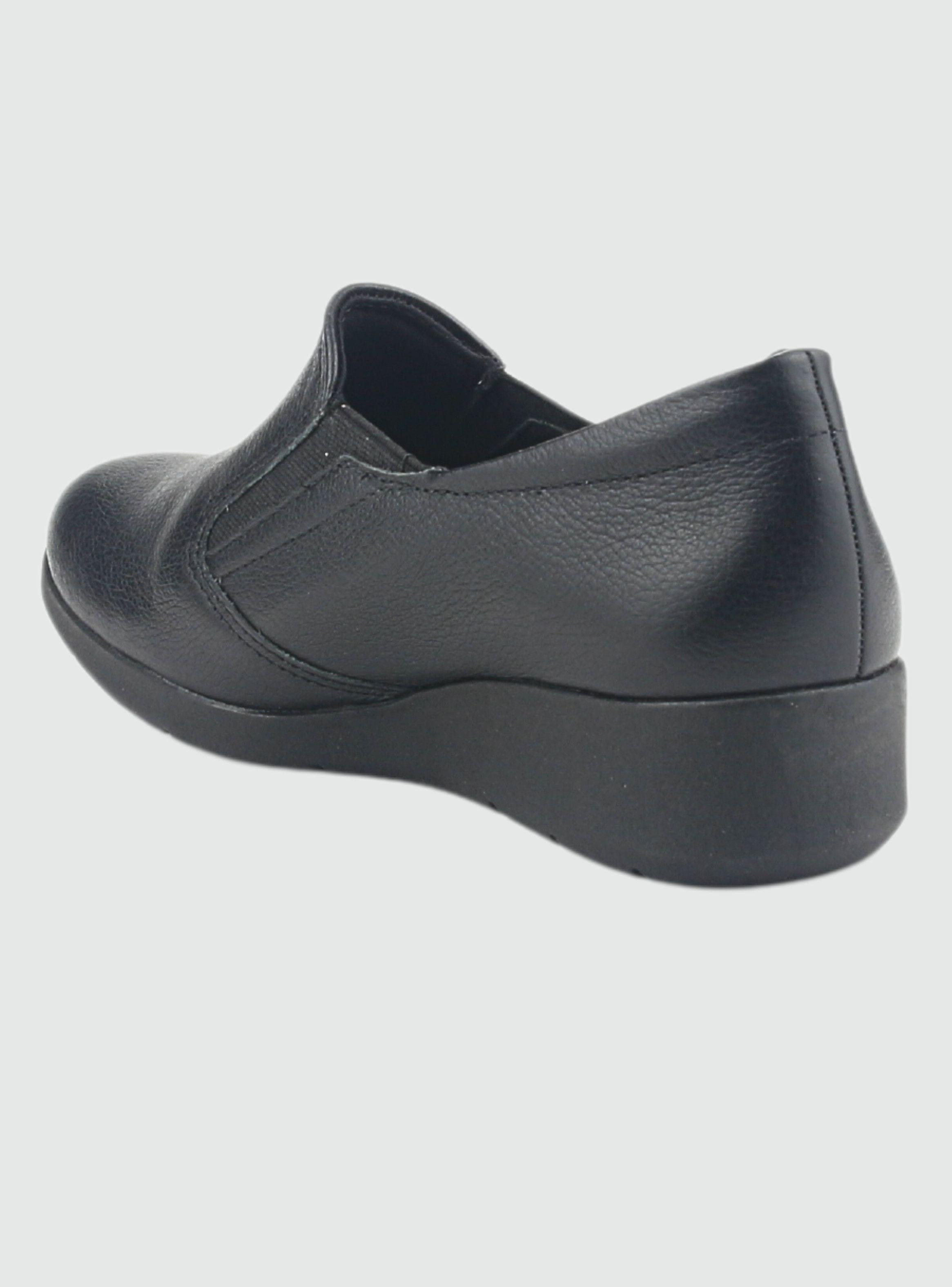 Mocasin Comfortflex Mujer 2493303 Negro Casual-3