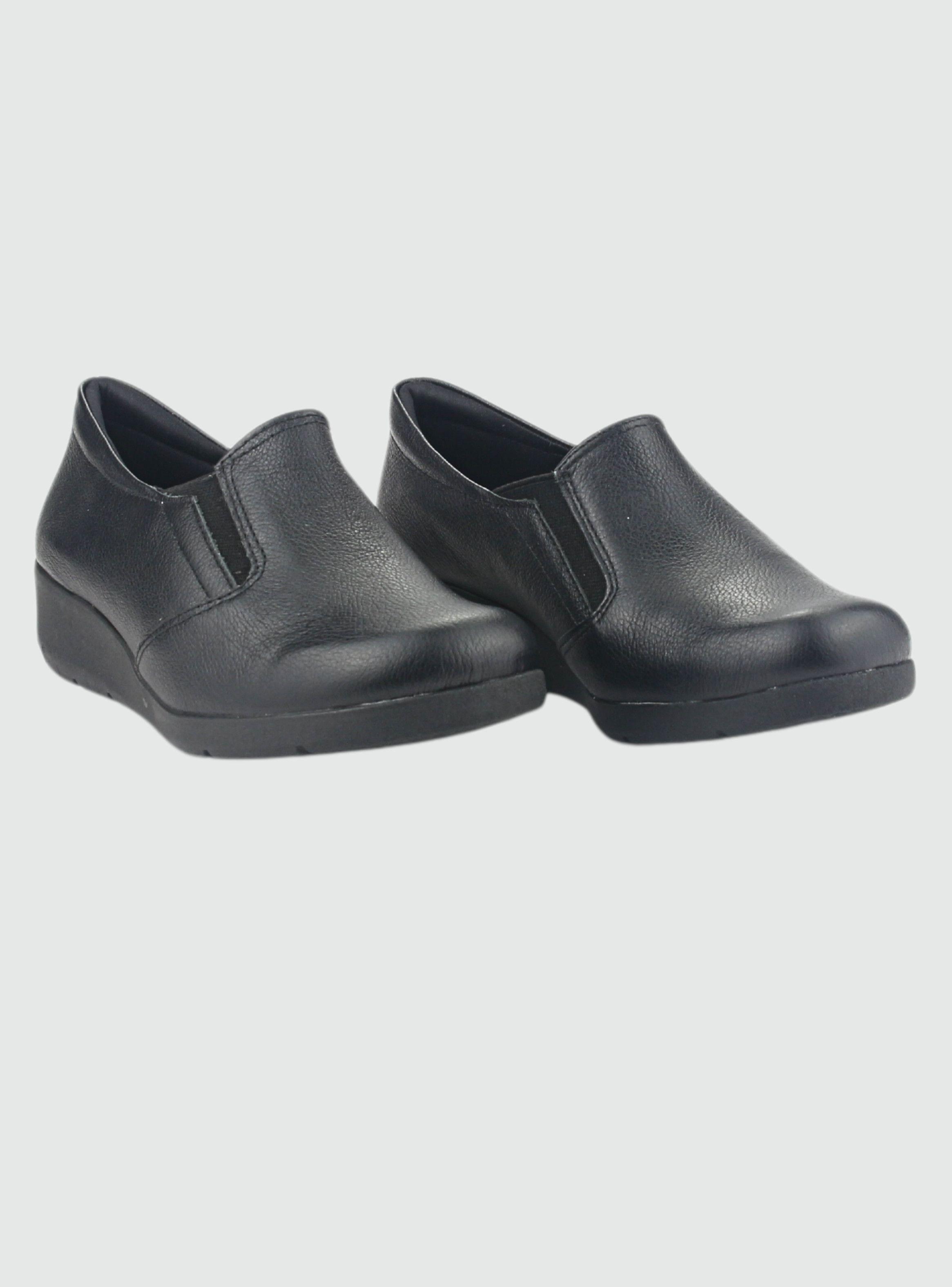 Mocasin Comfortflex Mujer 2493303 Negro Casual-4