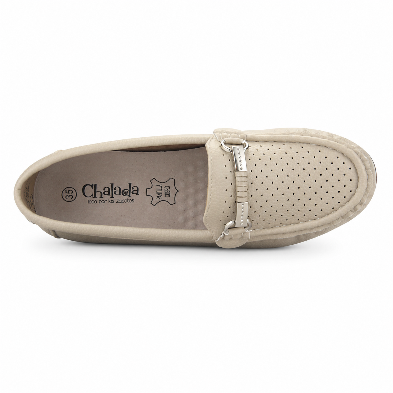 Mocasin Beige Mujer Casual Chalada Duna-4