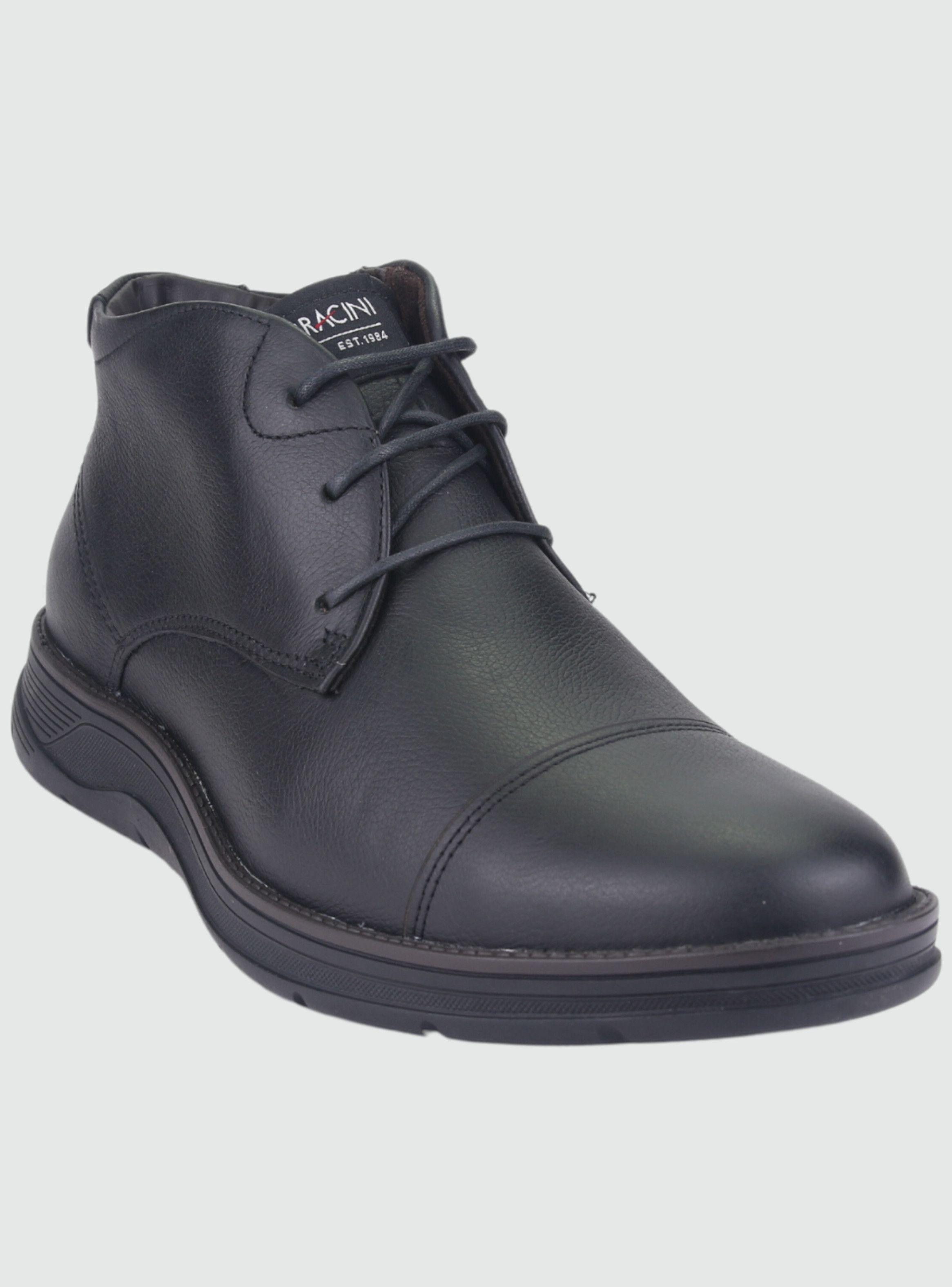Botin Ferracini Hombre 5542 Fluence Negro/Negro Casual-2