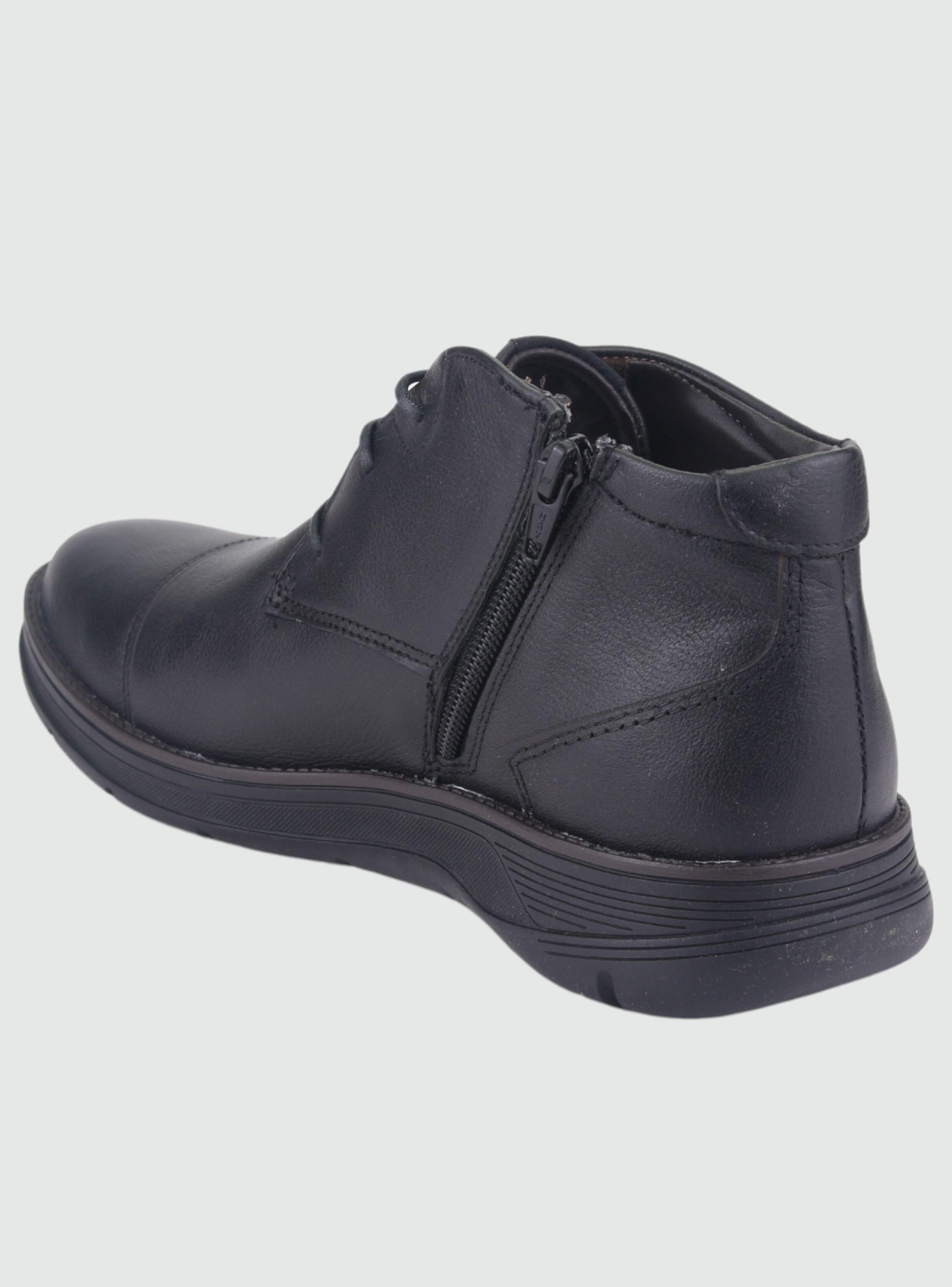 Botin Ferracini Hombre 5542 Fluence Negro/Negro Casual-3