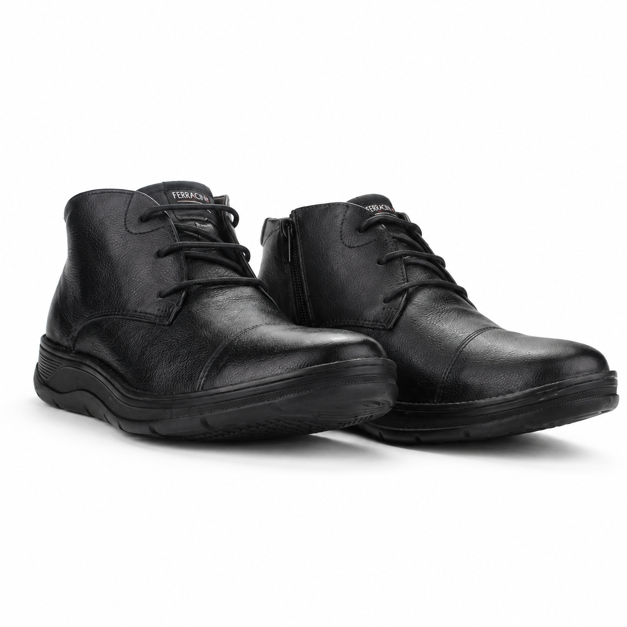 Botin Ferracini Hombre 5542 Fluence Negro/Negro Casual-5