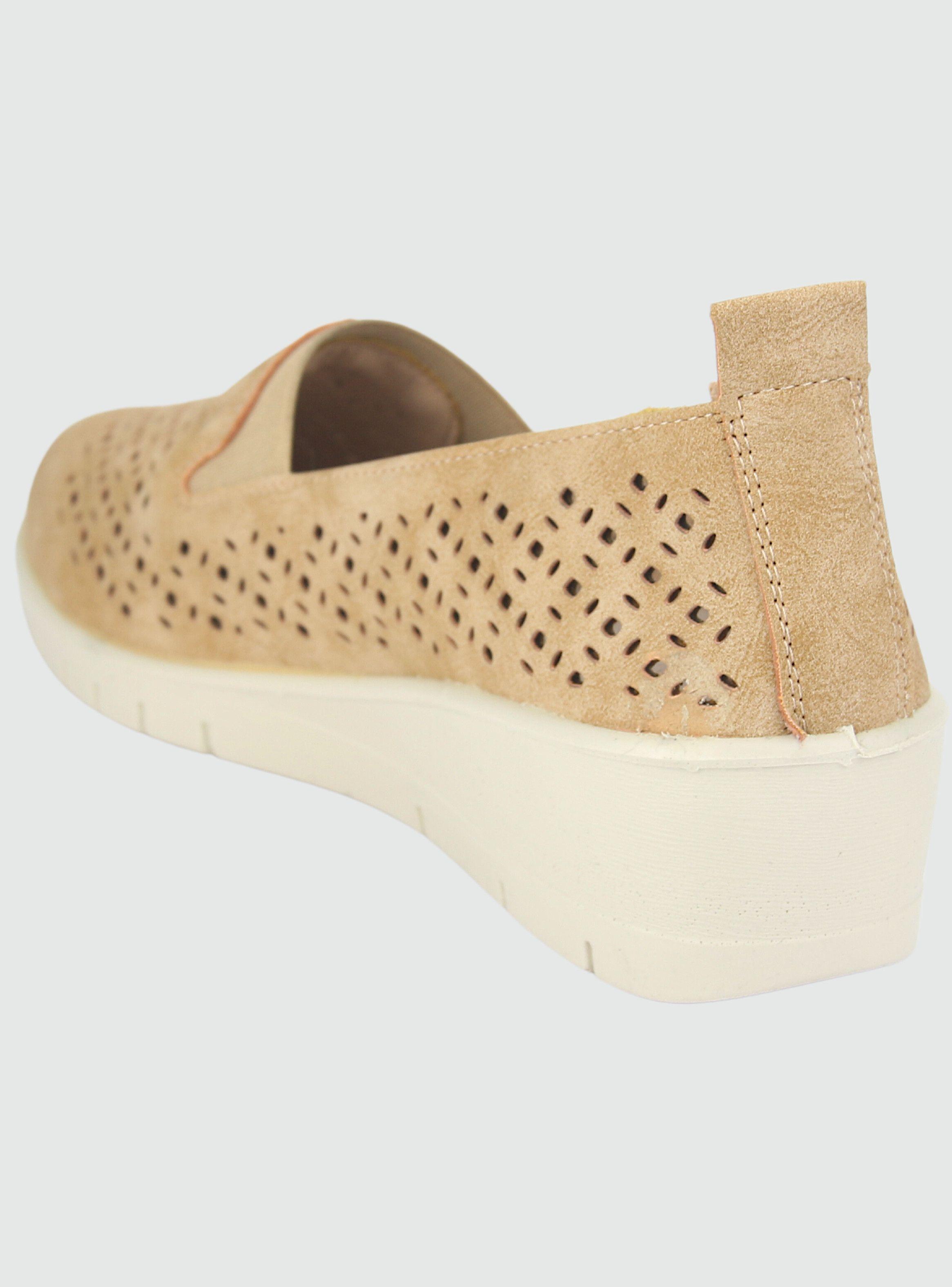 Mocasin Chalada Mujer Ditter-1 Beige Casual-3